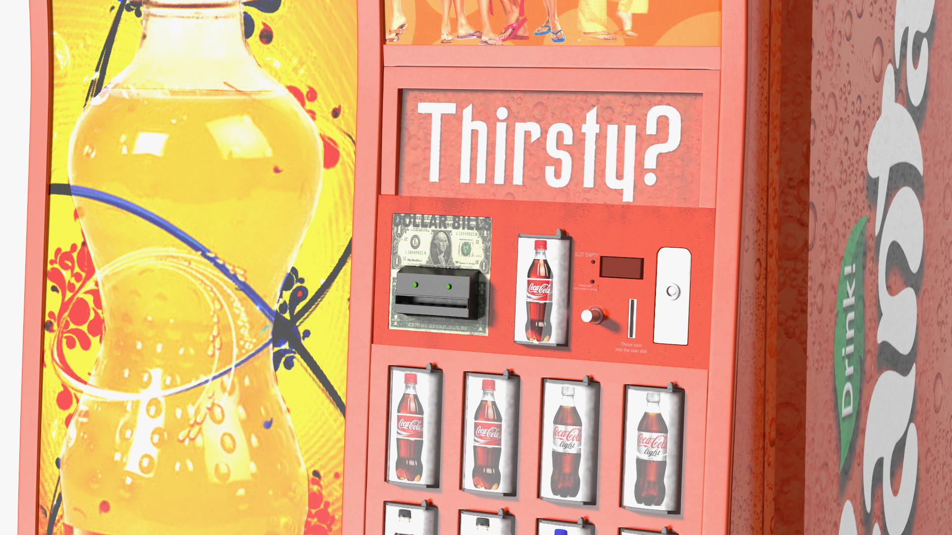 3D Vending Machine Fanta