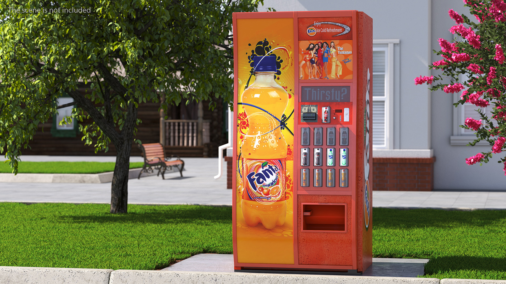 3D Vending Machine Fanta