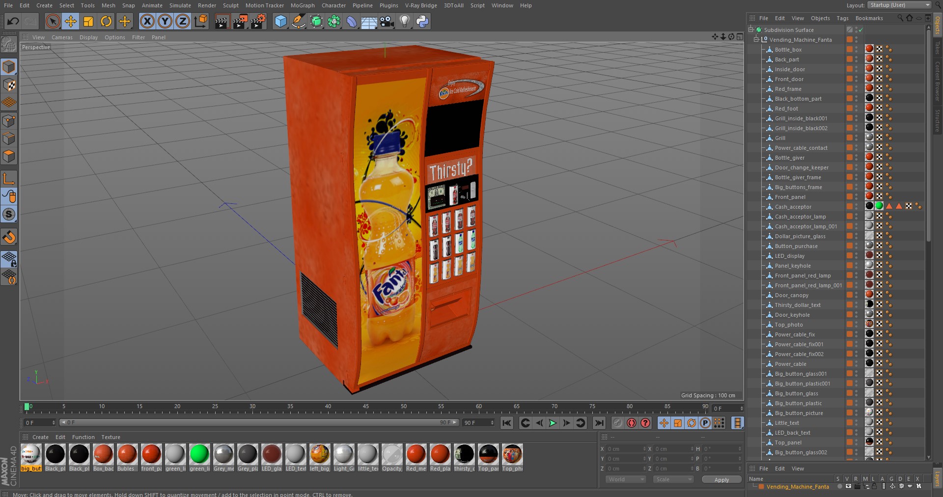 3D Vending Machine Fanta
