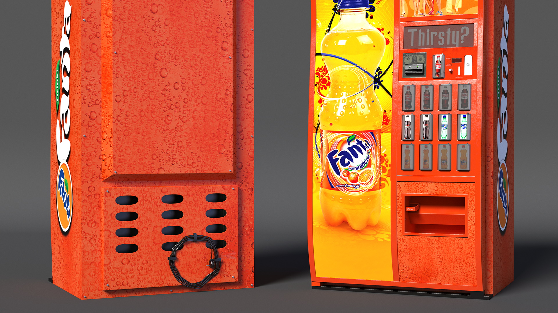3D Vending Machine Fanta