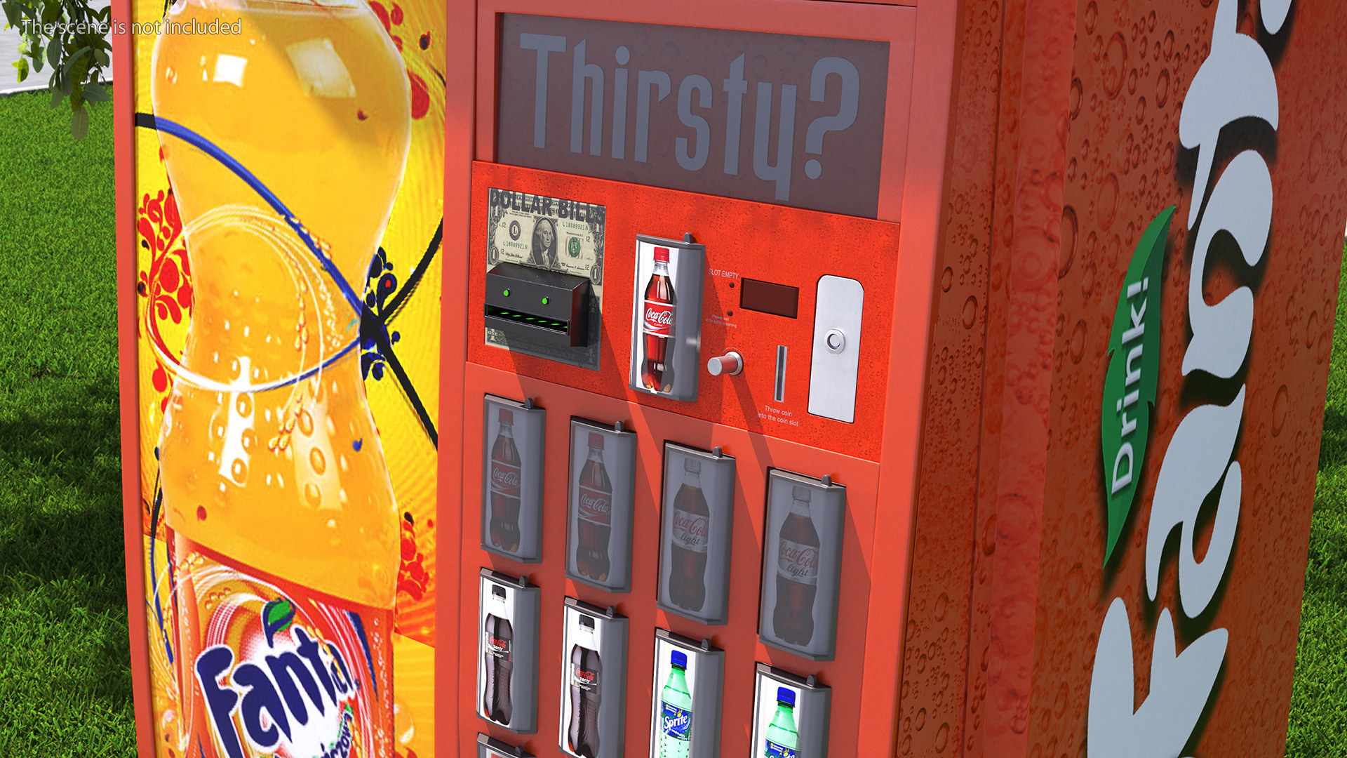 3D Vending Machine Fanta