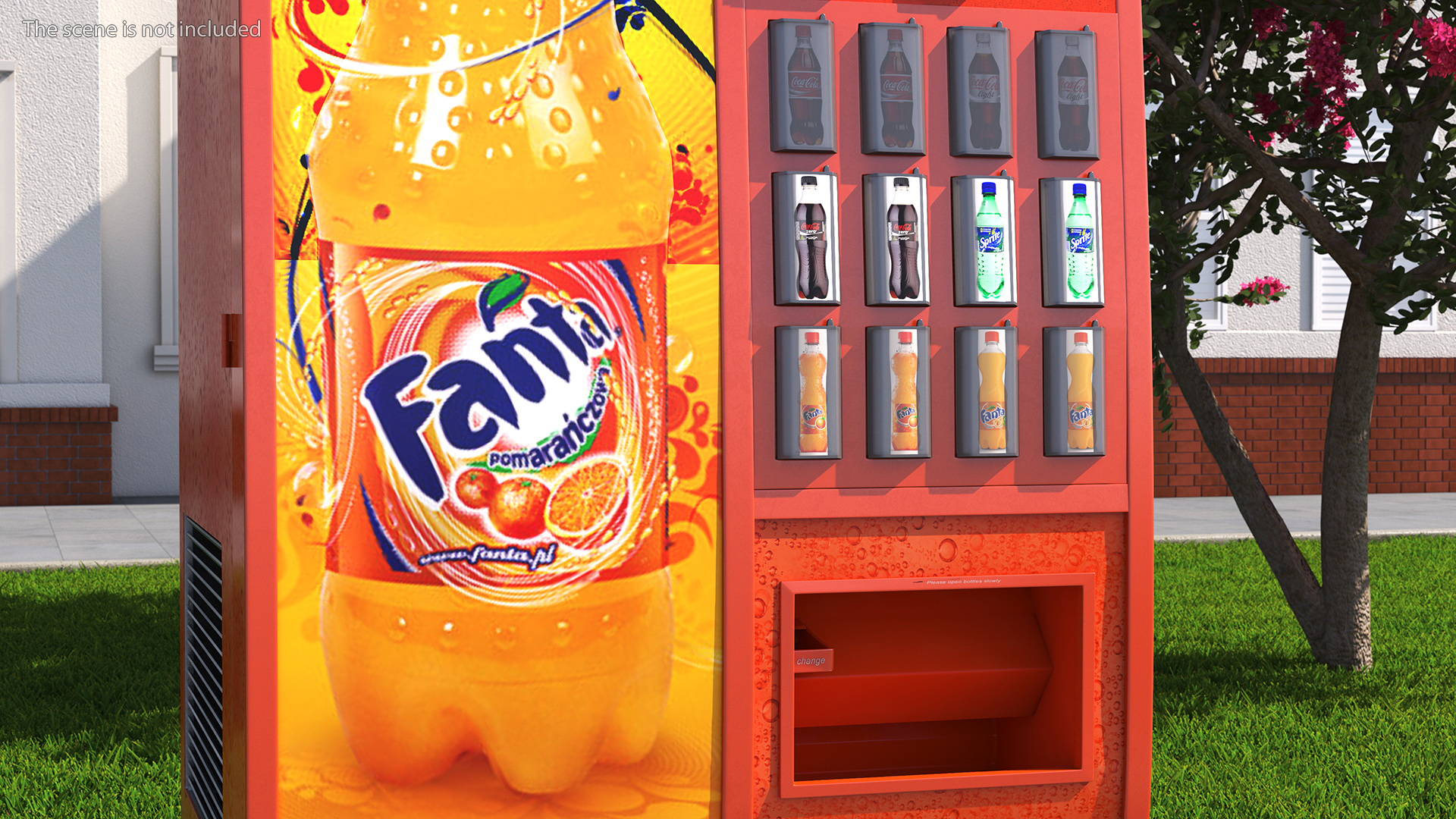 3D Vending Machine Fanta
