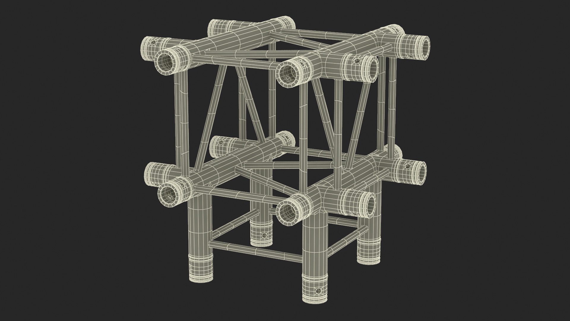 3D Square Truss Modular Cross
