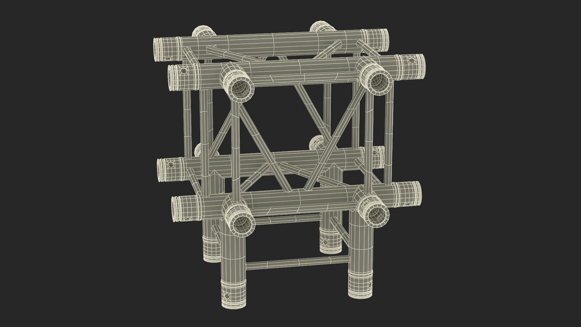 3D Square Truss Modular Cross