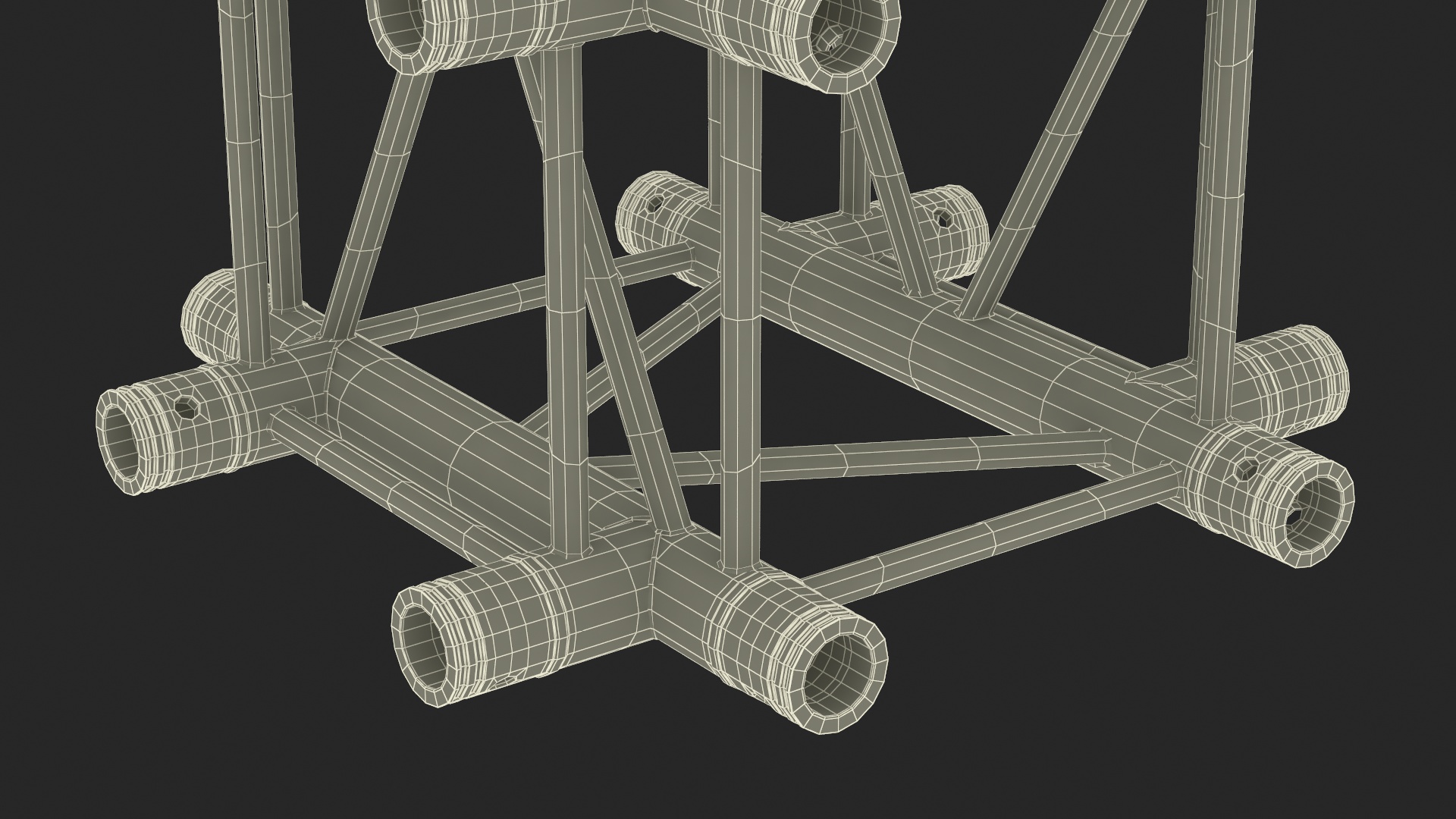 3D Square Truss Modular Cross