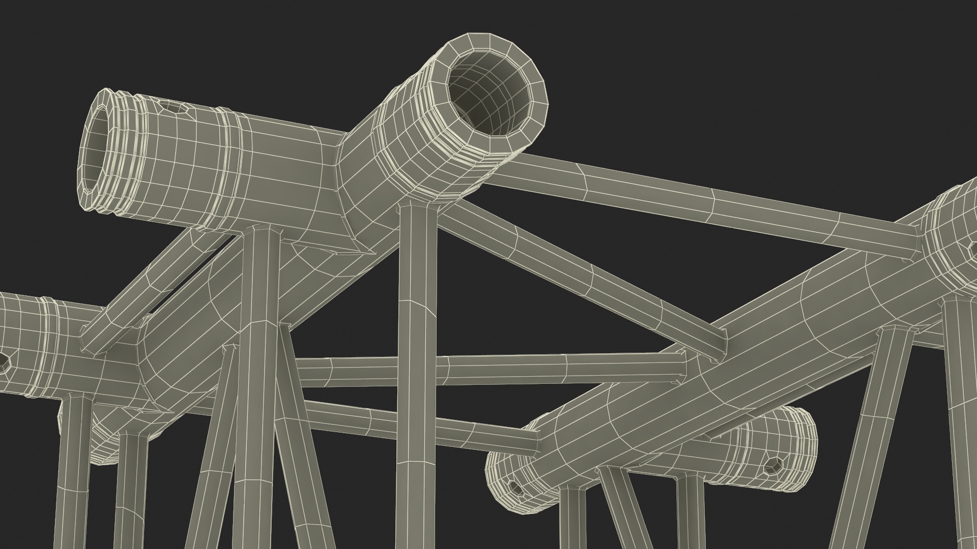 3D Square Truss Modular Cross