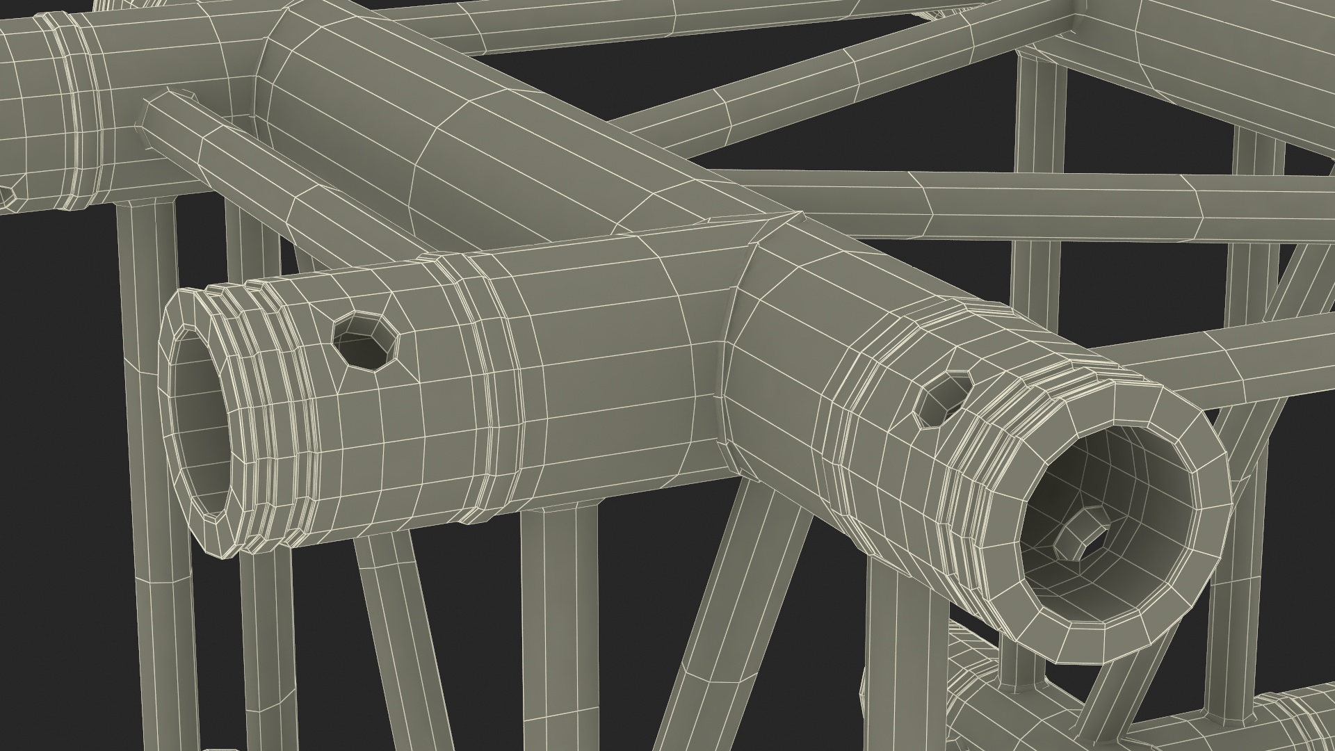 3D Square Truss Modular Cross