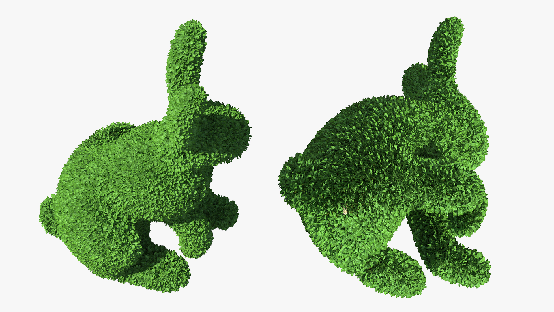 Rabbit Topiary Sculpture 3D model