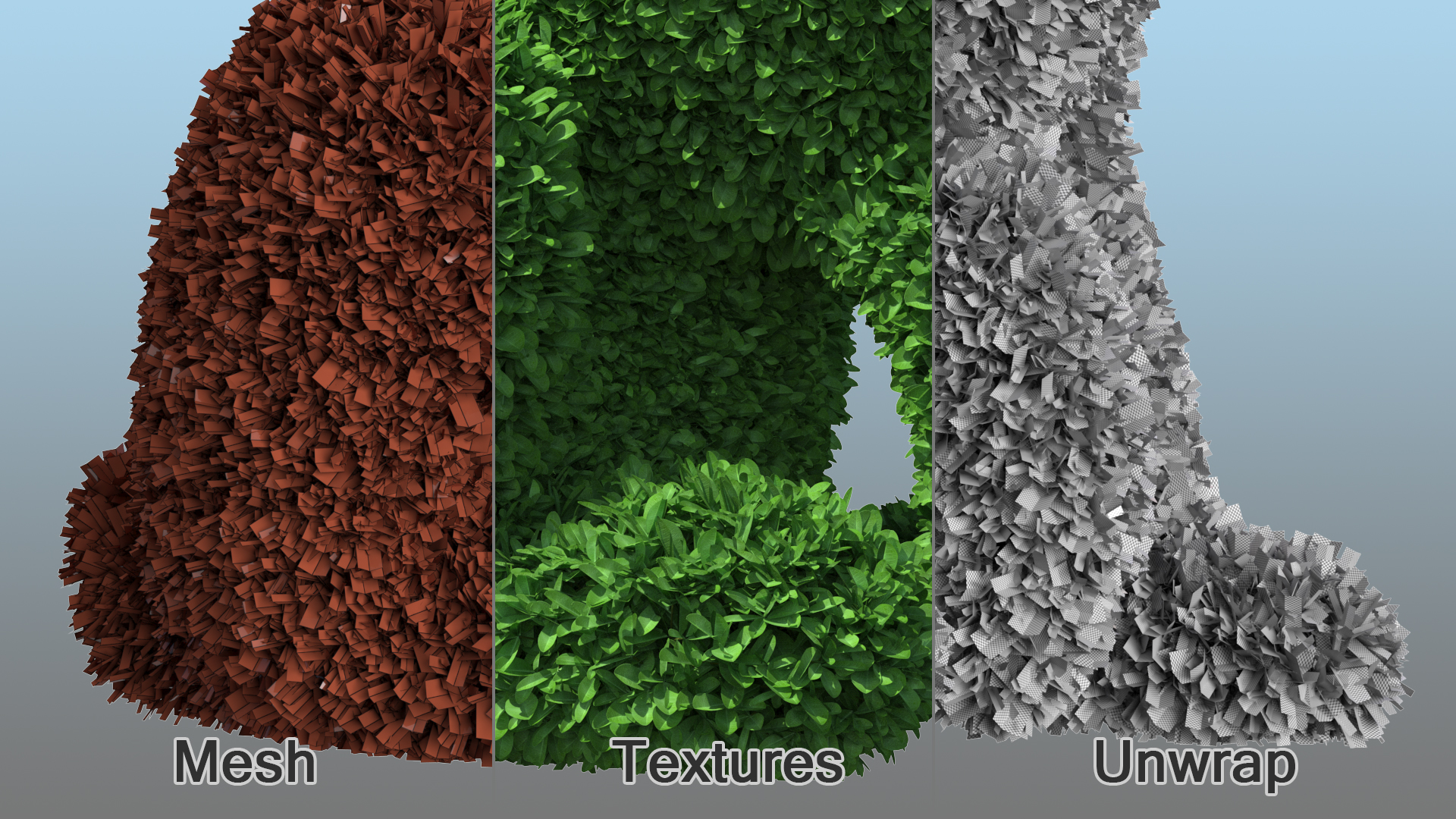 Rabbit Topiary Sculpture 3D model