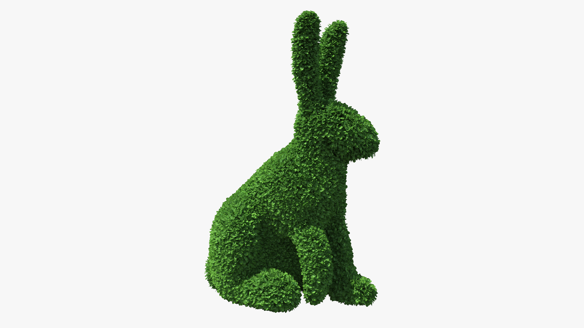 Rabbit Topiary Sculpture 3D model