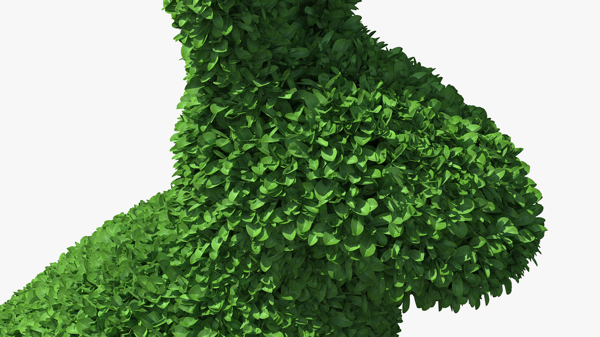 Rabbit Topiary Sculpture 3D model