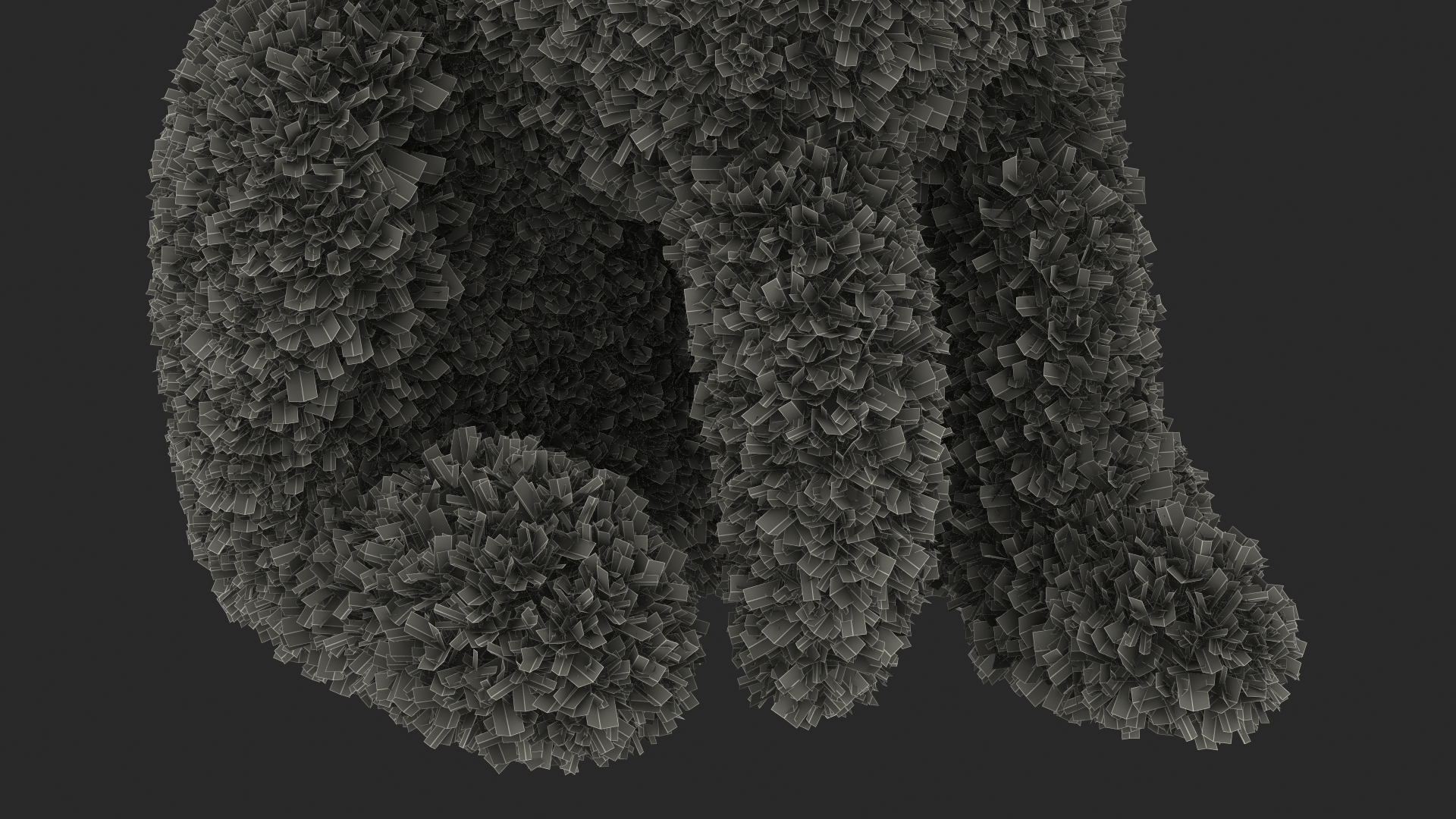 Rabbit Topiary Sculpture 3D model