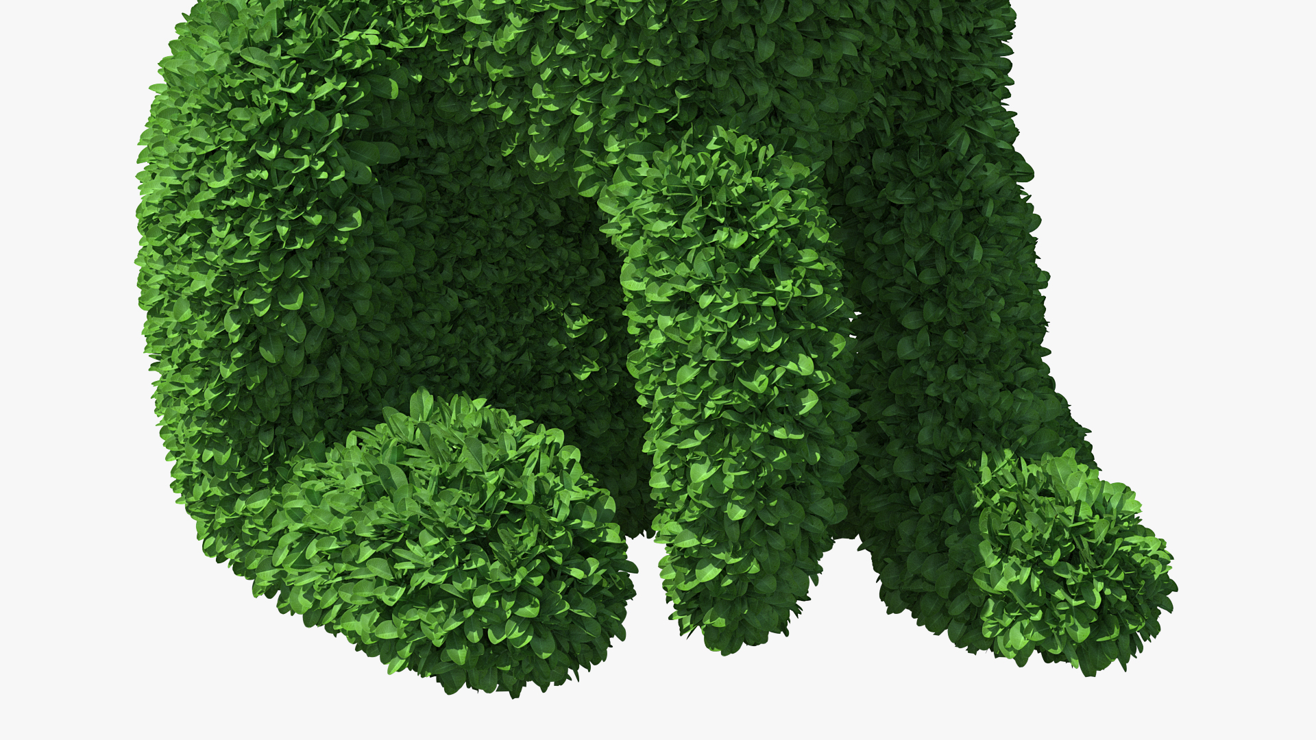 Rabbit Topiary Sculpture 3D model