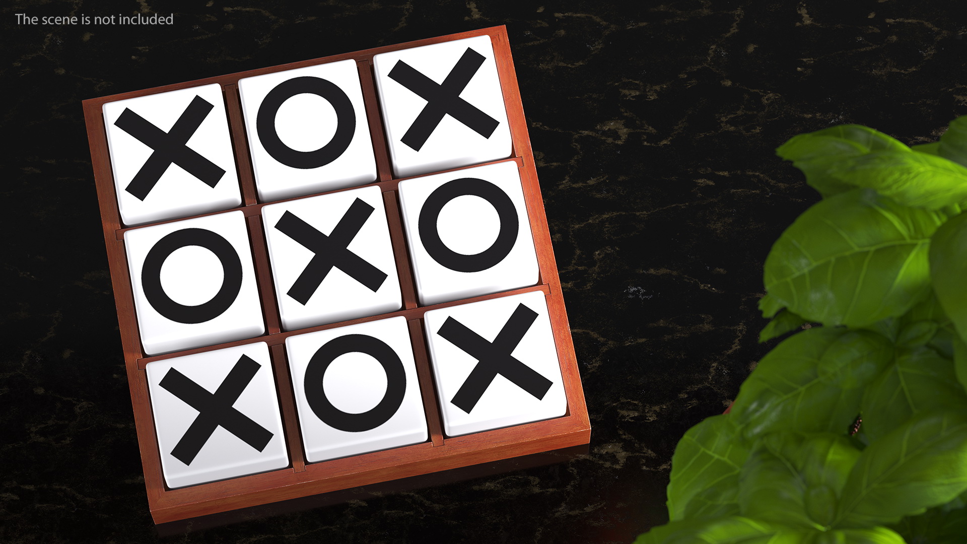 Desktop Tic Tac Toe Game 3D model