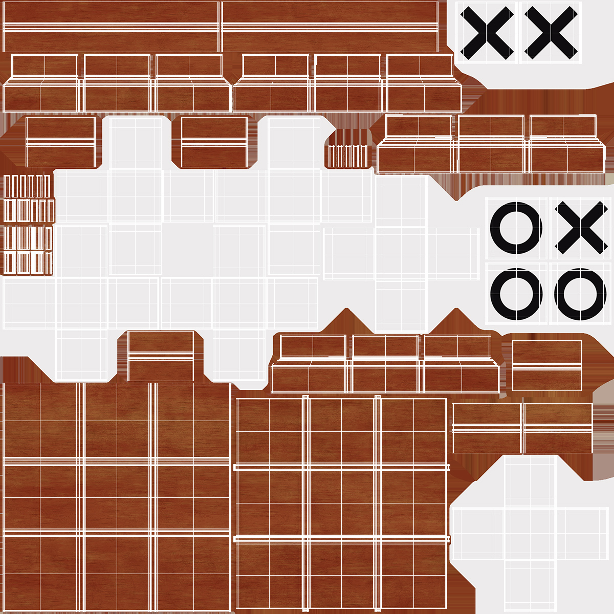 Desktop Tic Tac Toe Game 3D model