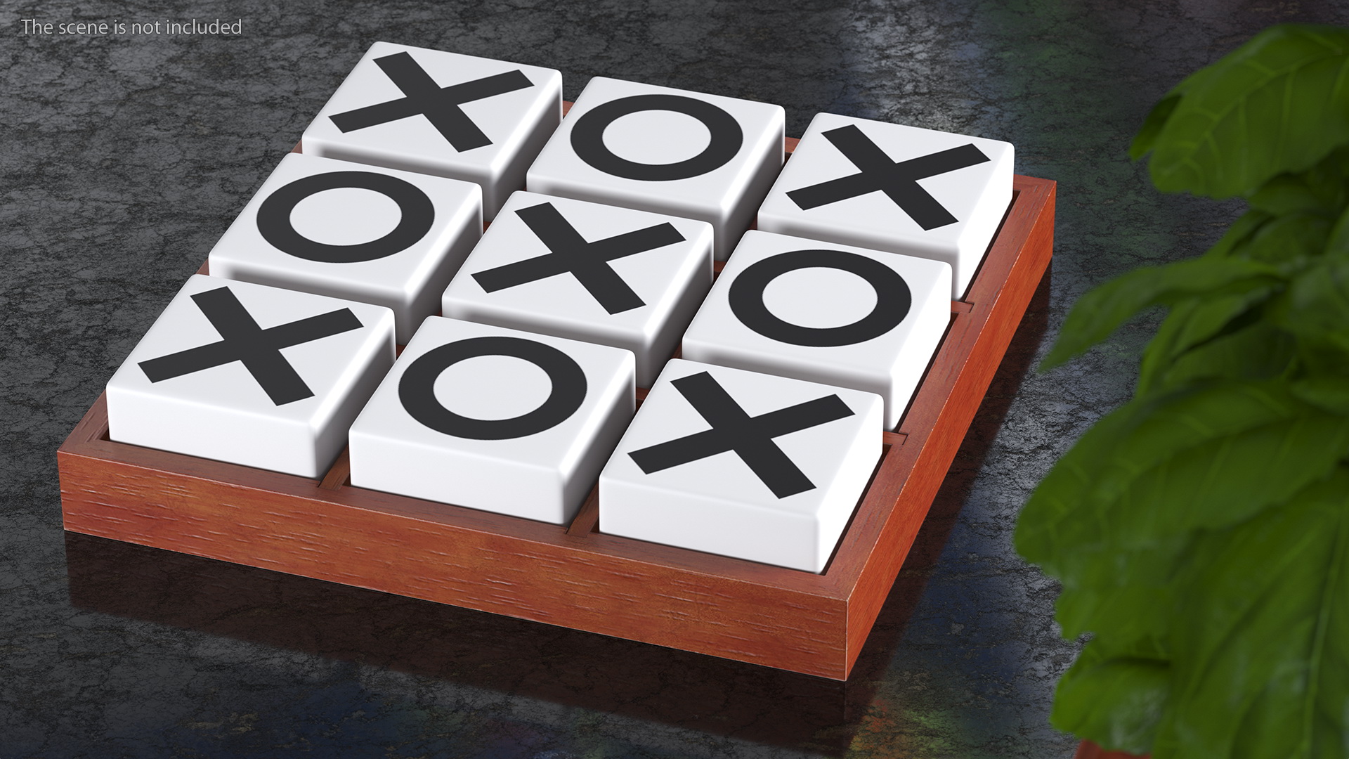 Desktop Tic Tac Toe Game 3D model