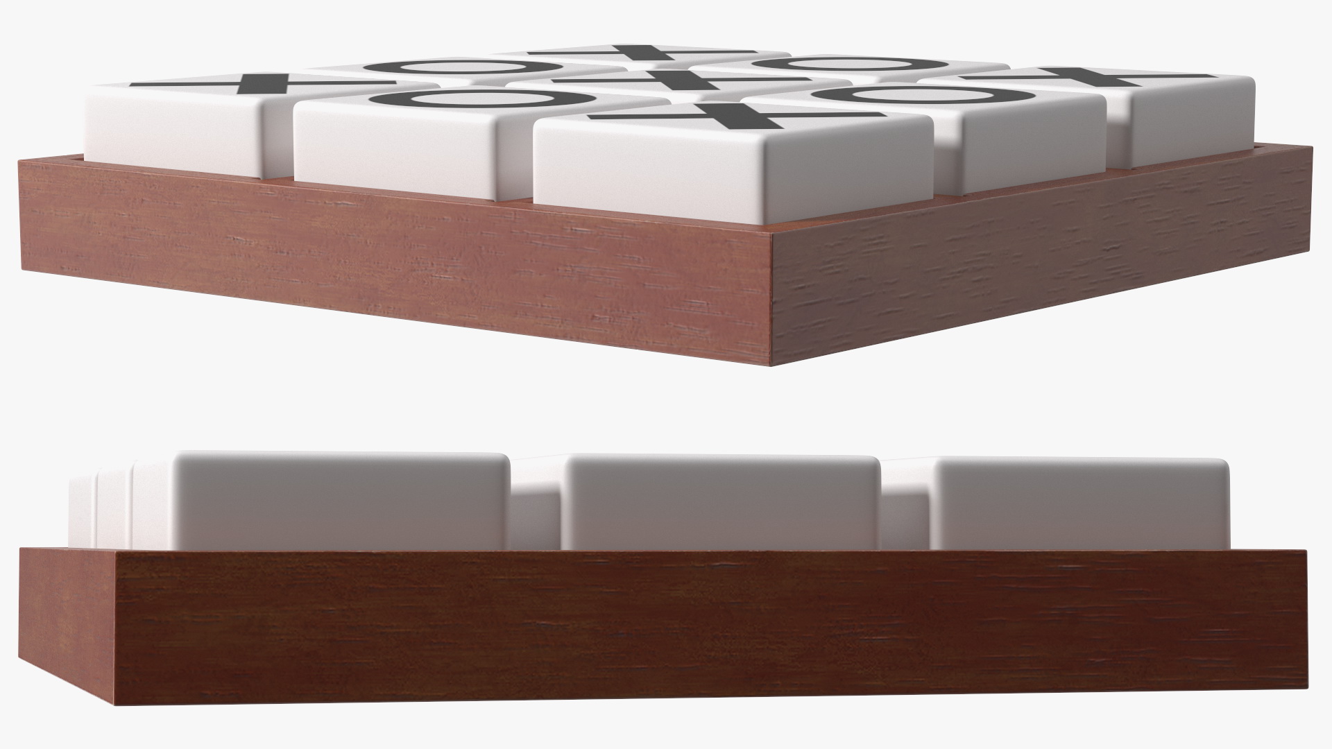 Desktop Tic Tac Toe Game 3D model