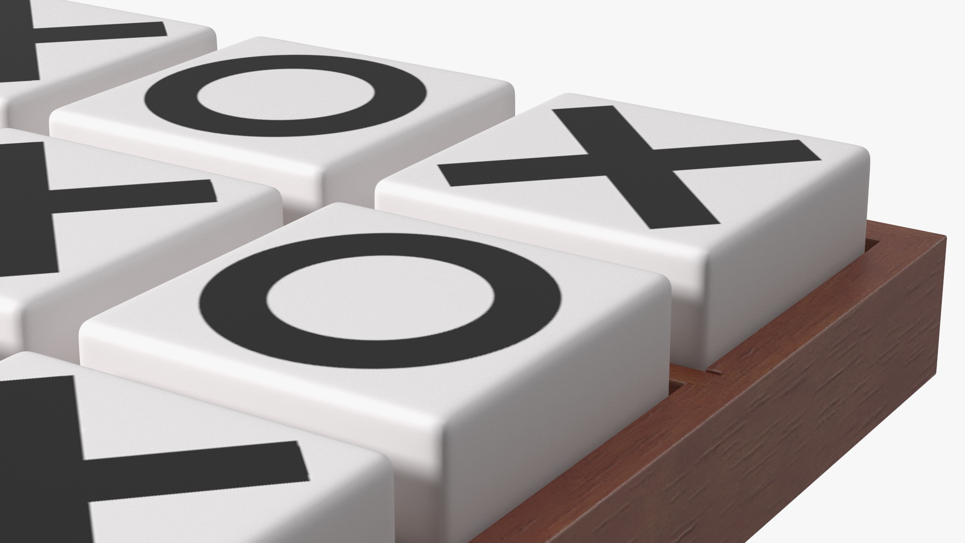 Desktop Tic Tac Toe Game 3D model