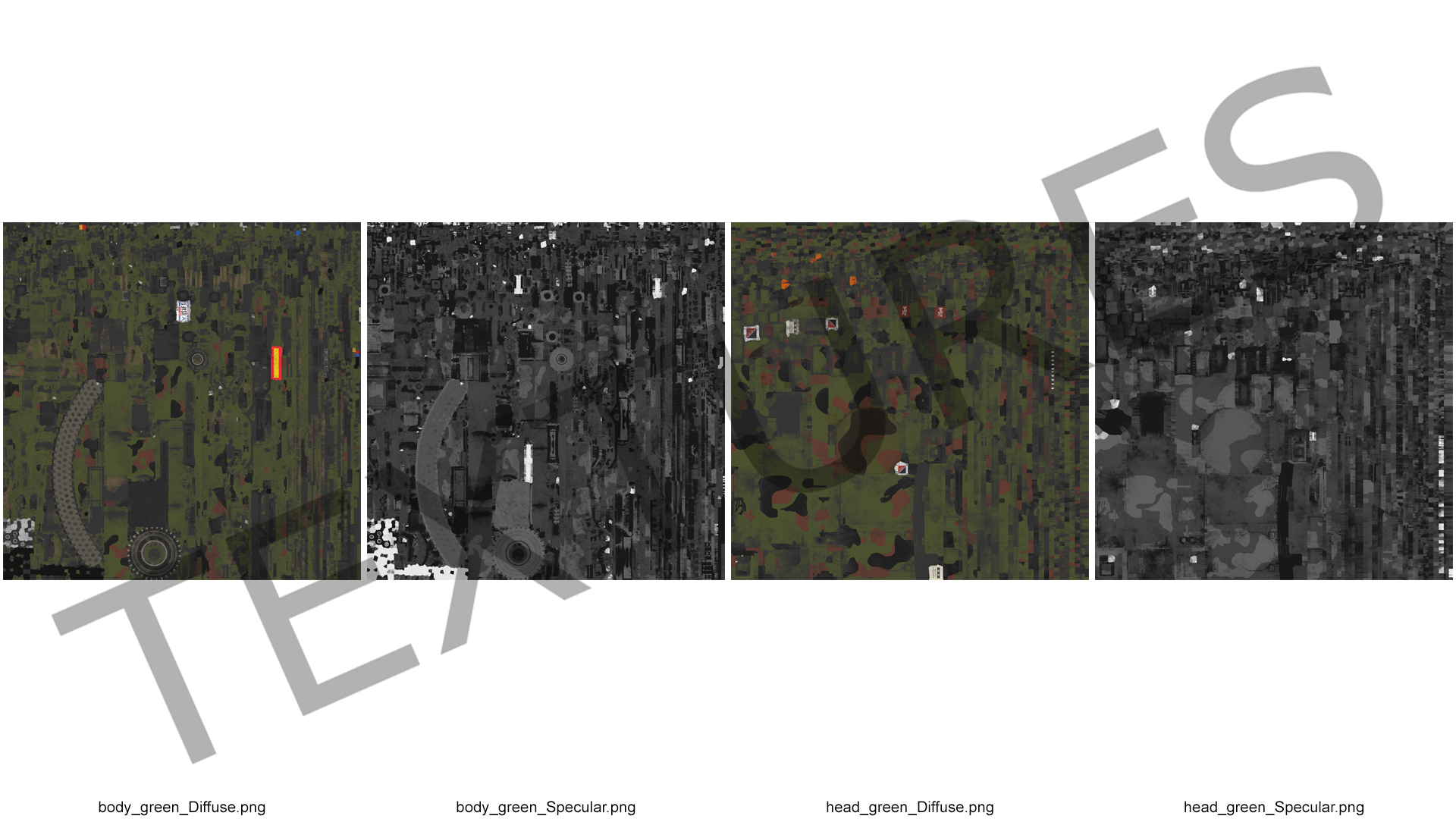 Patriot Camouflage AN MPQ53 Radar Set Rigged 3D model