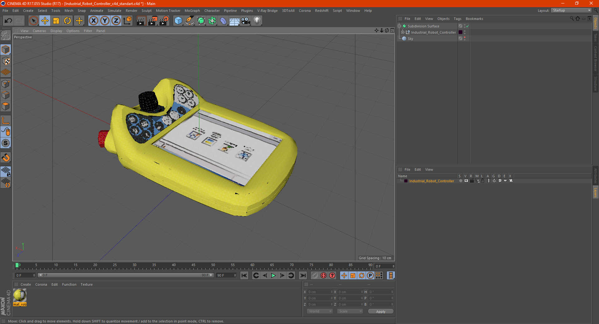 Industrial Robot Controller 3D