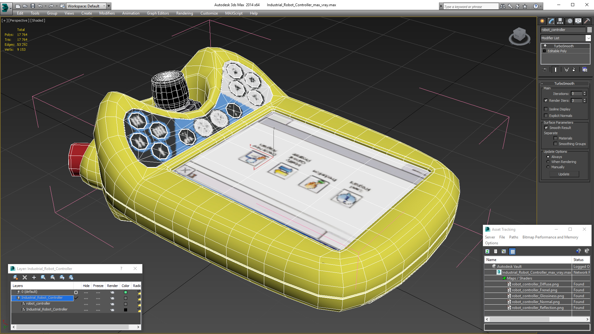 Industrial Robot Controller 3D