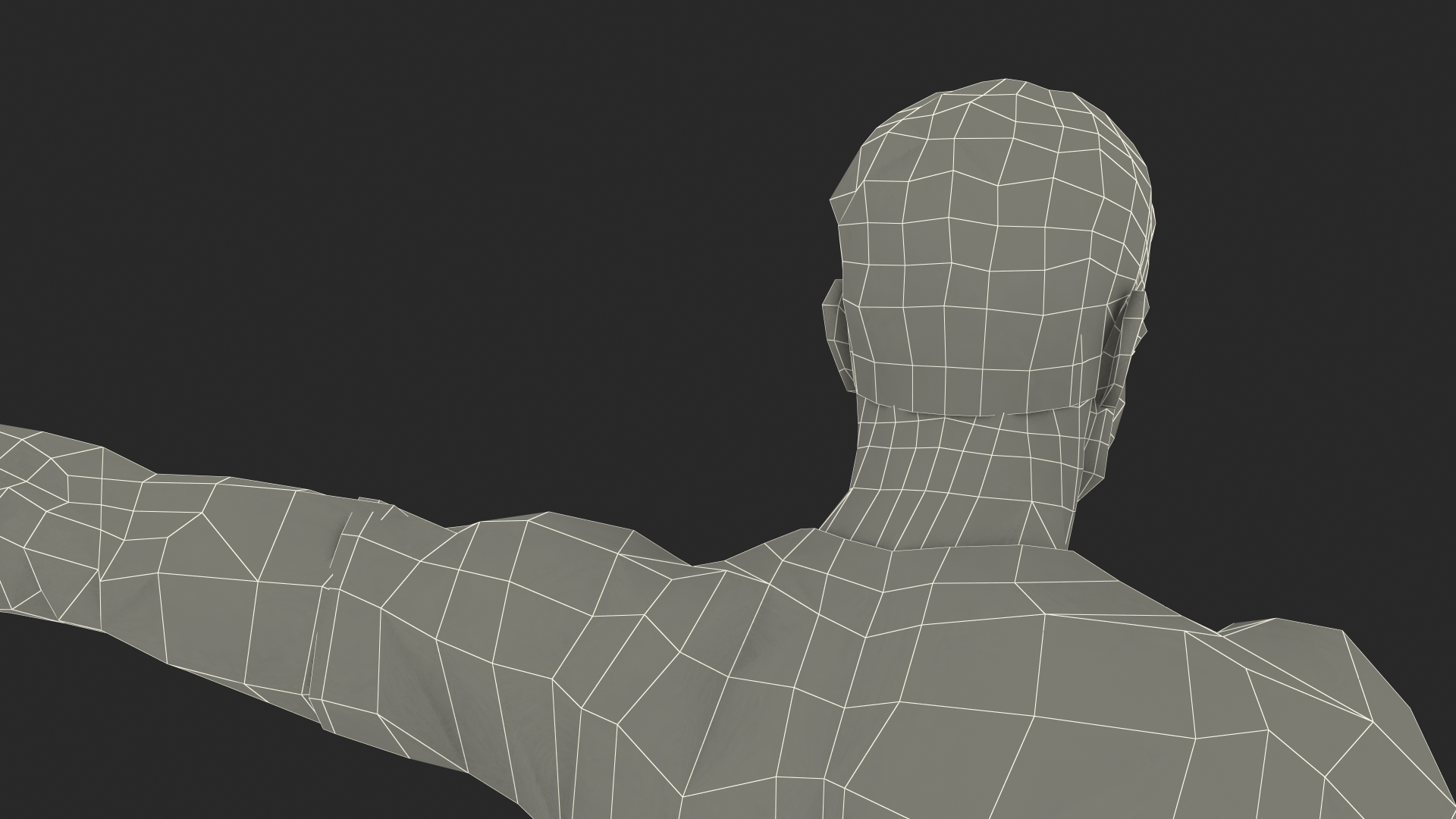 Athletic Man doing Lunge and Twist 3D model
