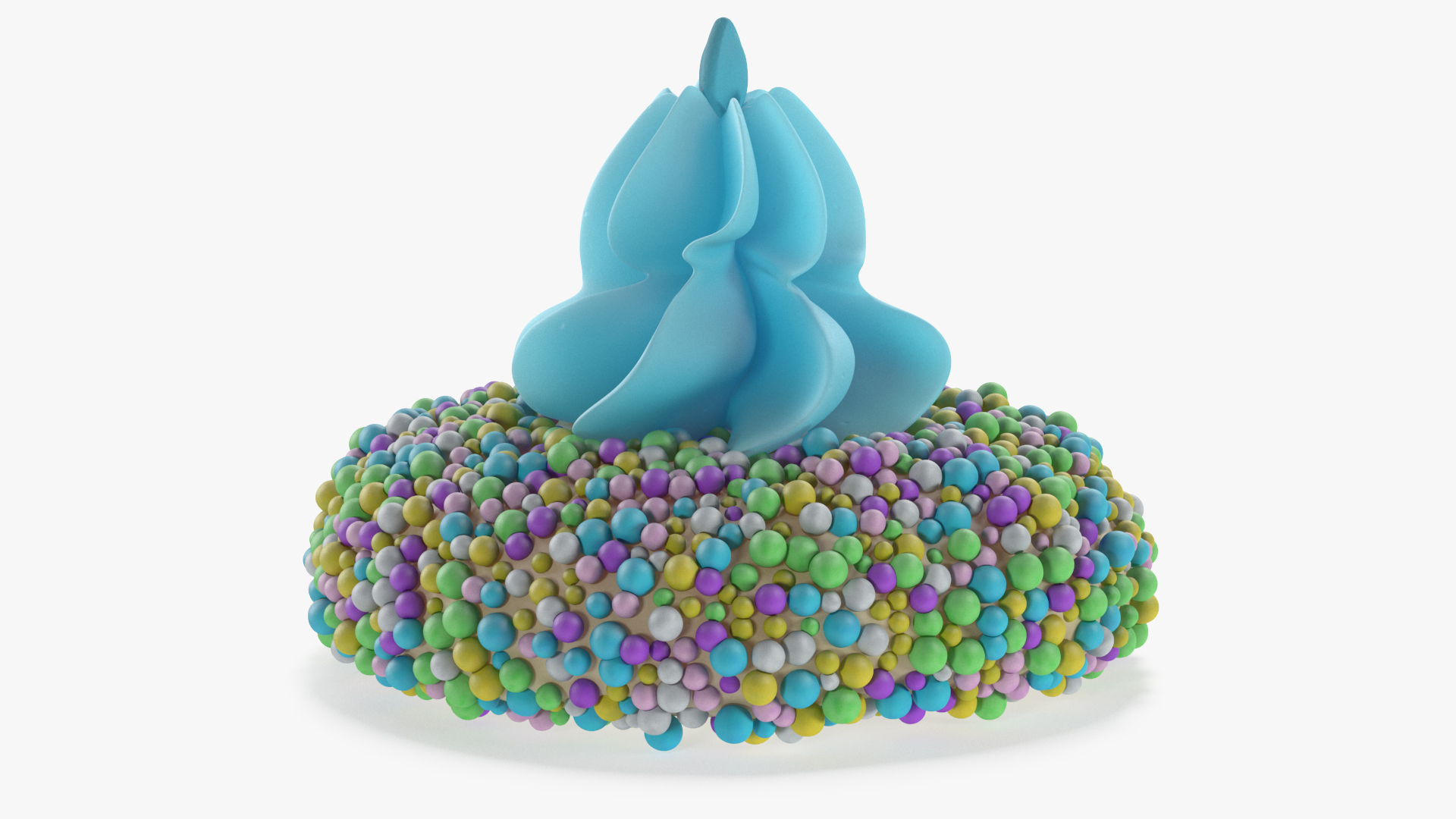 3D Cream Peaks