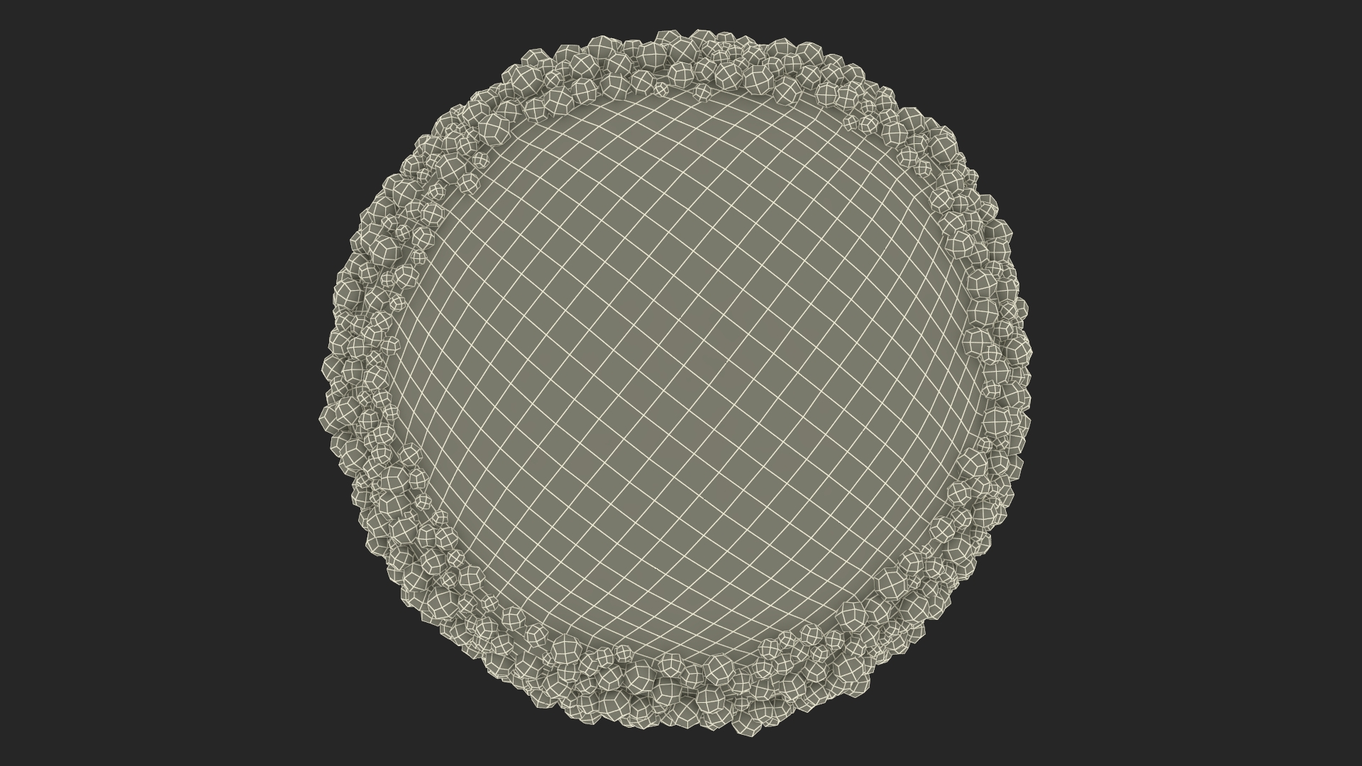 3D Cream Peaks