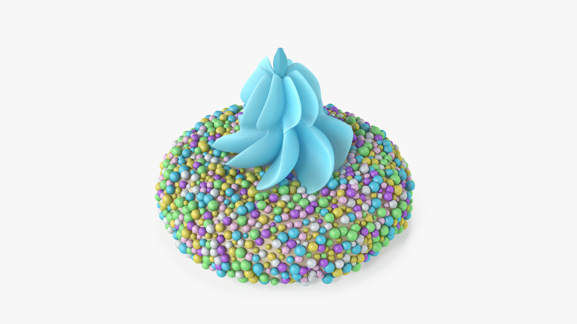 3D Cream Peaks