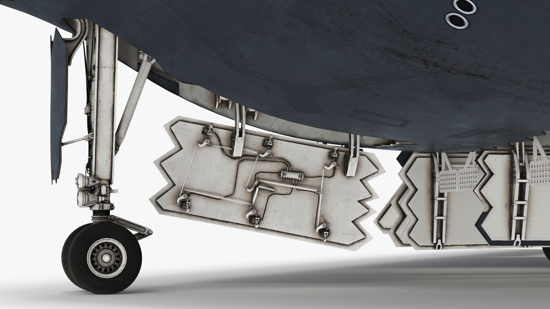 3D model Long-Range Penetration Bomber Aircraft Rigged