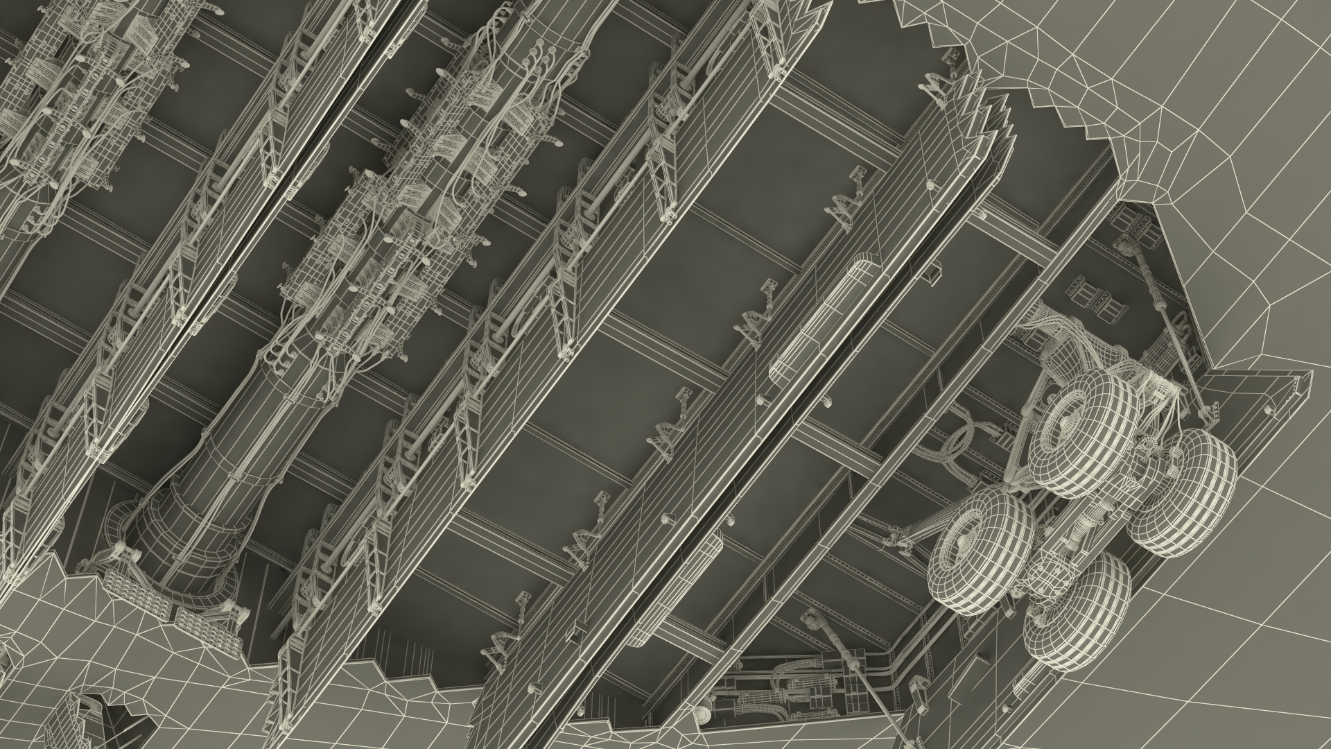3D model Long-Range Penetration Bomber Aircraft Rigged
