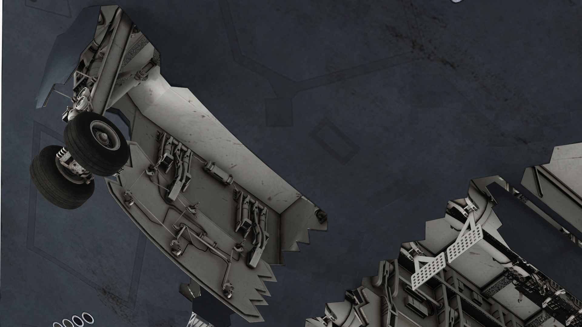 3D model Long-Range Penetration Bomber Aircraft Rigged