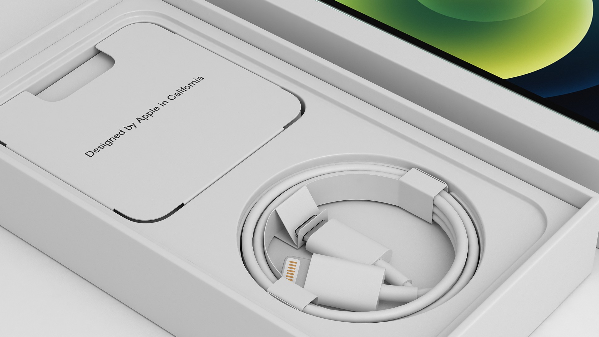 iPhone 12 Package Box Green 3D