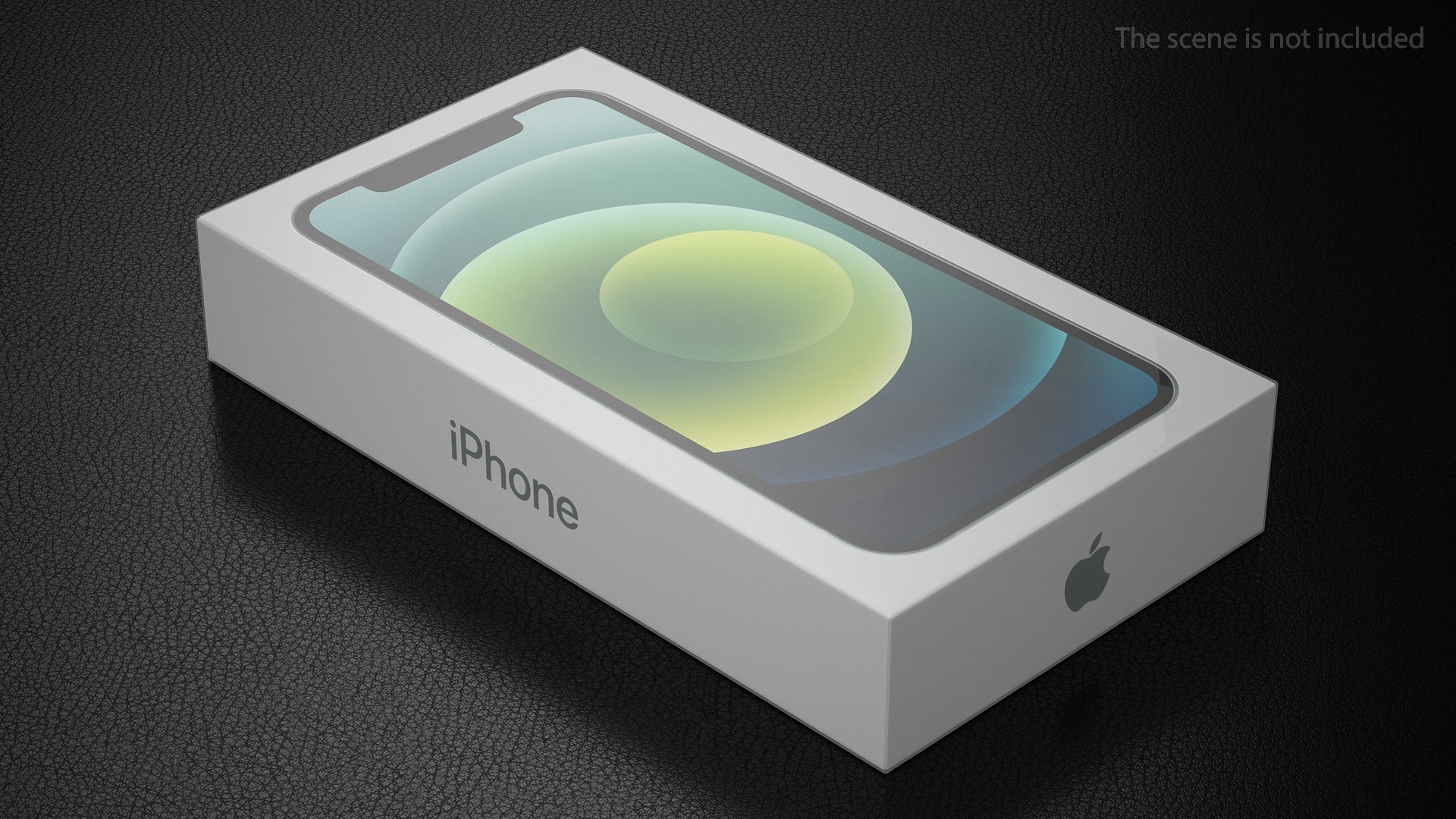 iPhone 12 Package Box Green 3D
