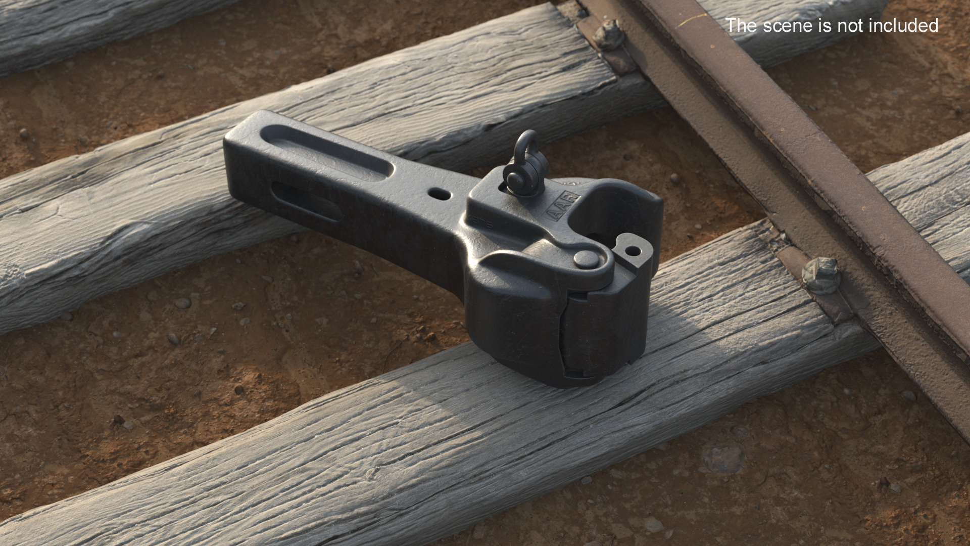 Railroad AAR Type E Coupler 3D