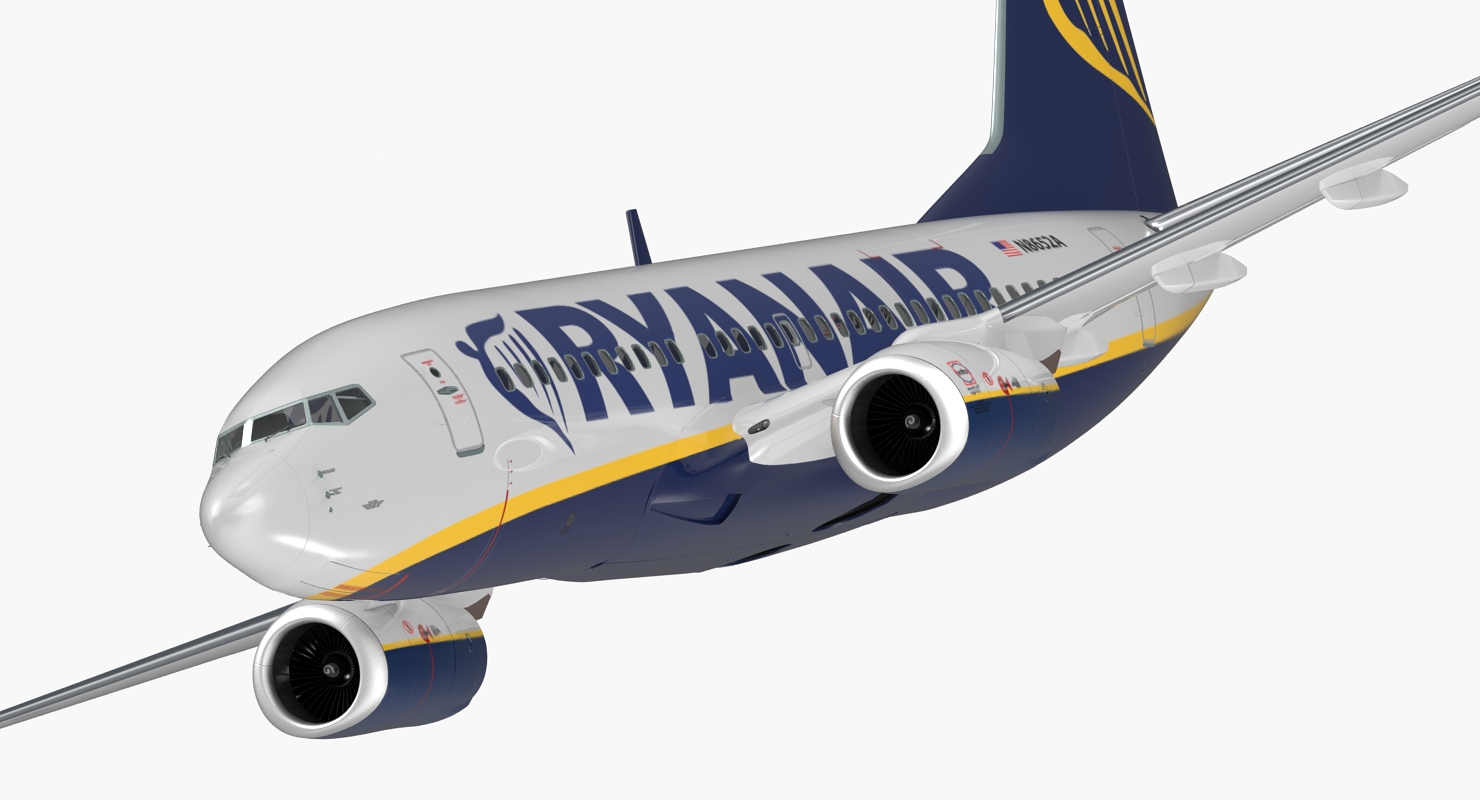 Boeing 737 700 Ryanair 3D