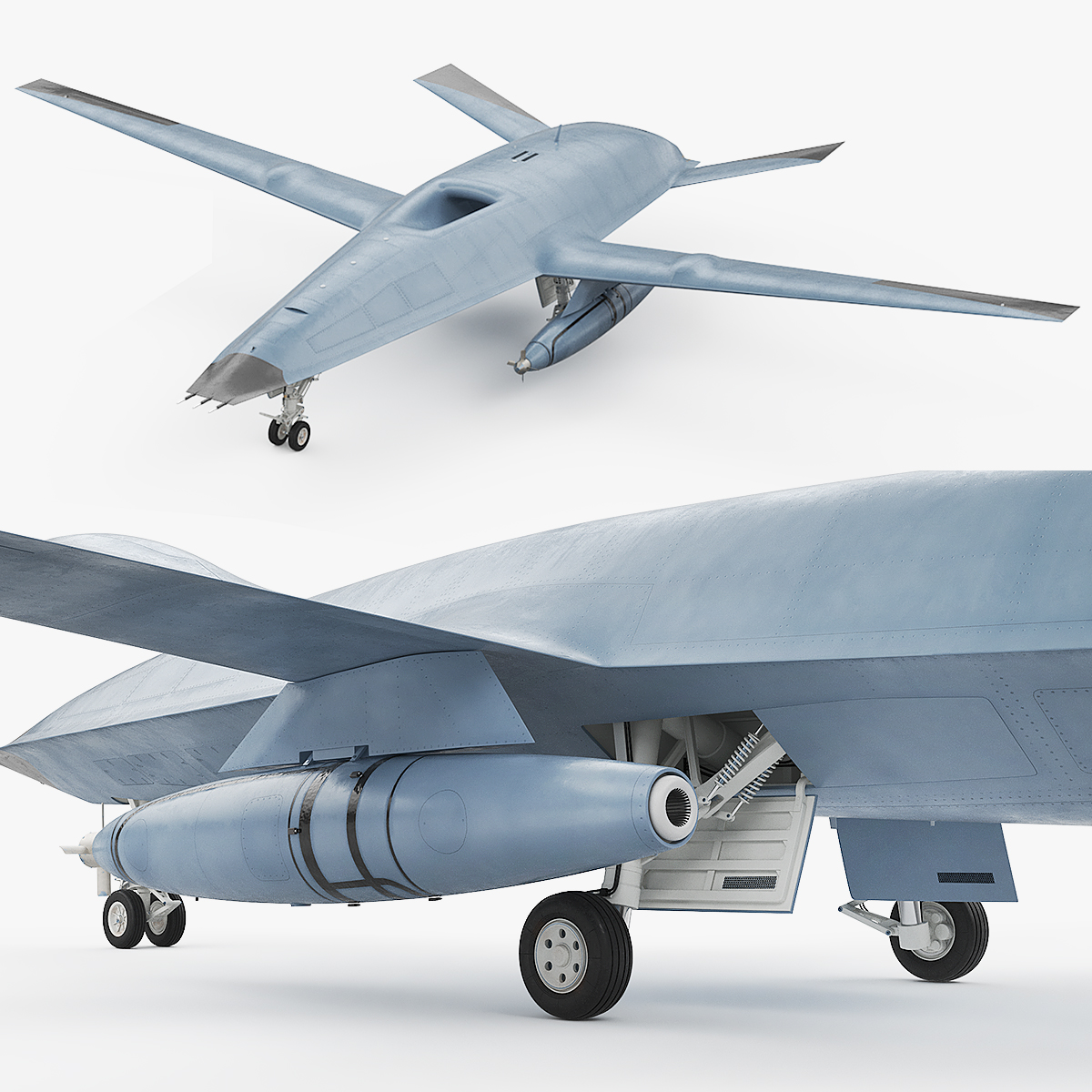 Jet Powered Military Drone