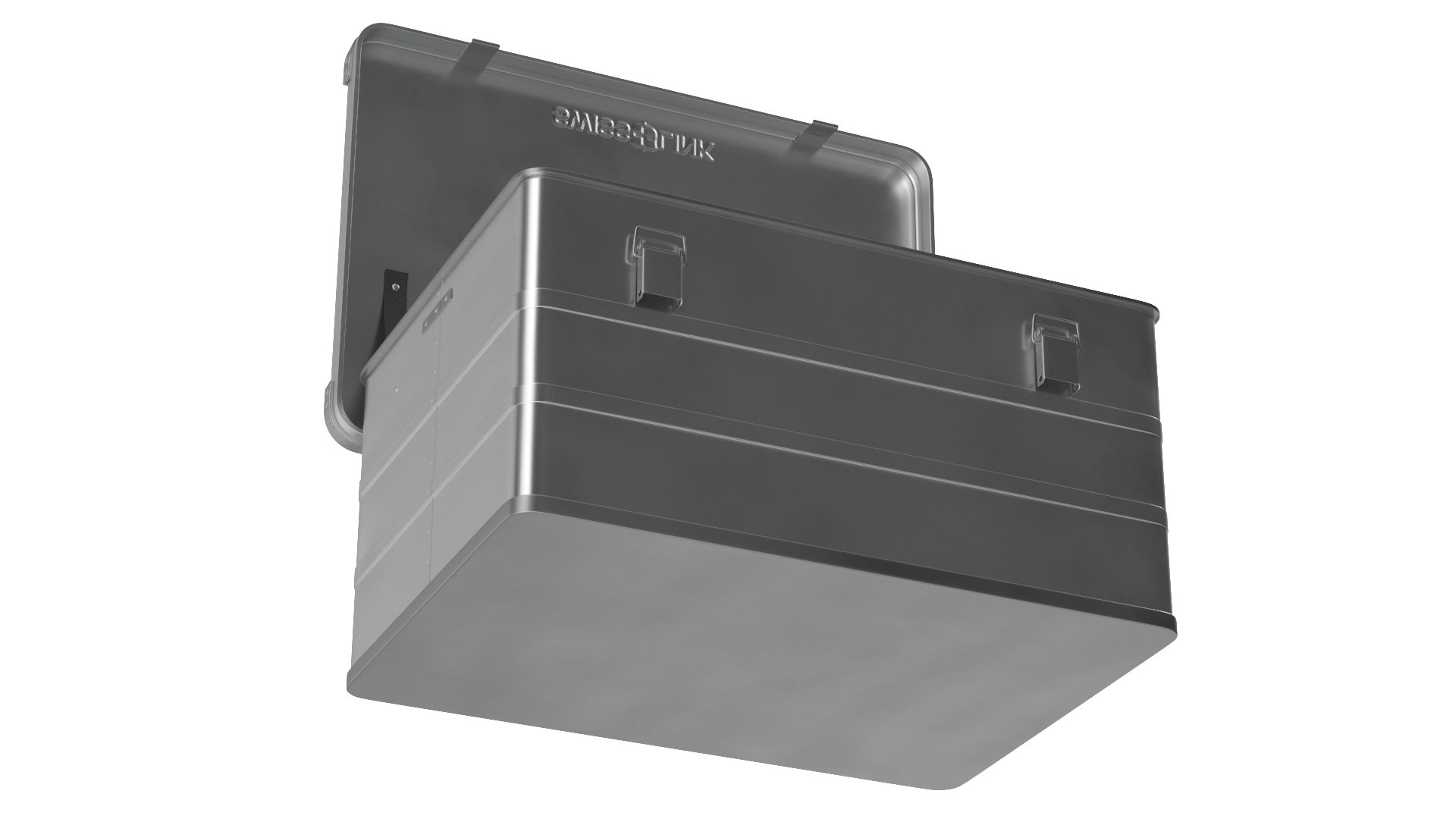 Aluminum Storage Box Swiss Link Large 3D