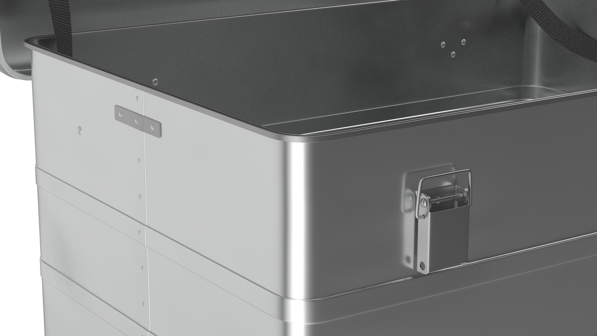 Aluminum Storage Box Swiss Link Large 3D