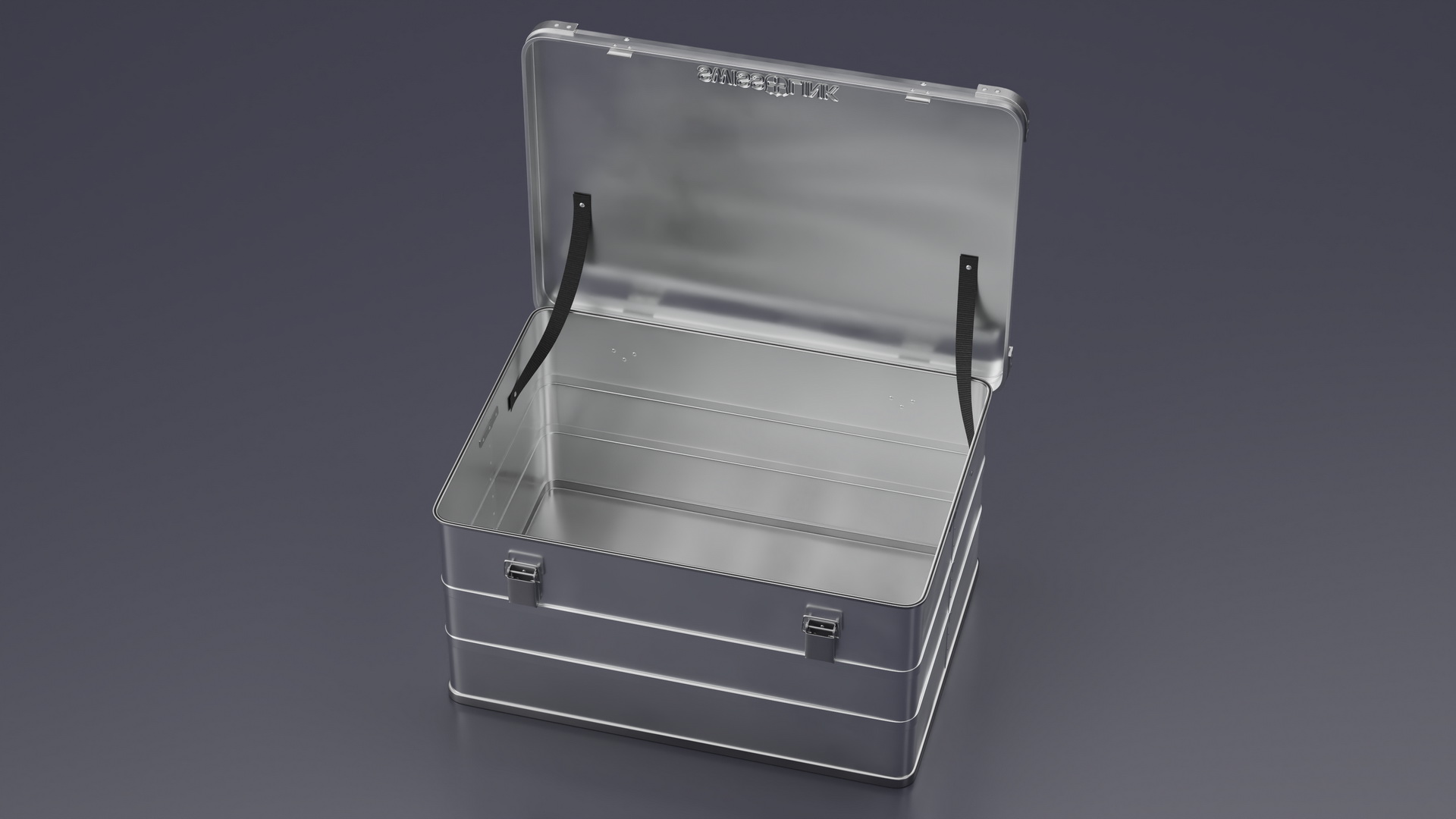 Aluminum Storage Box Swiss Link Large 3D