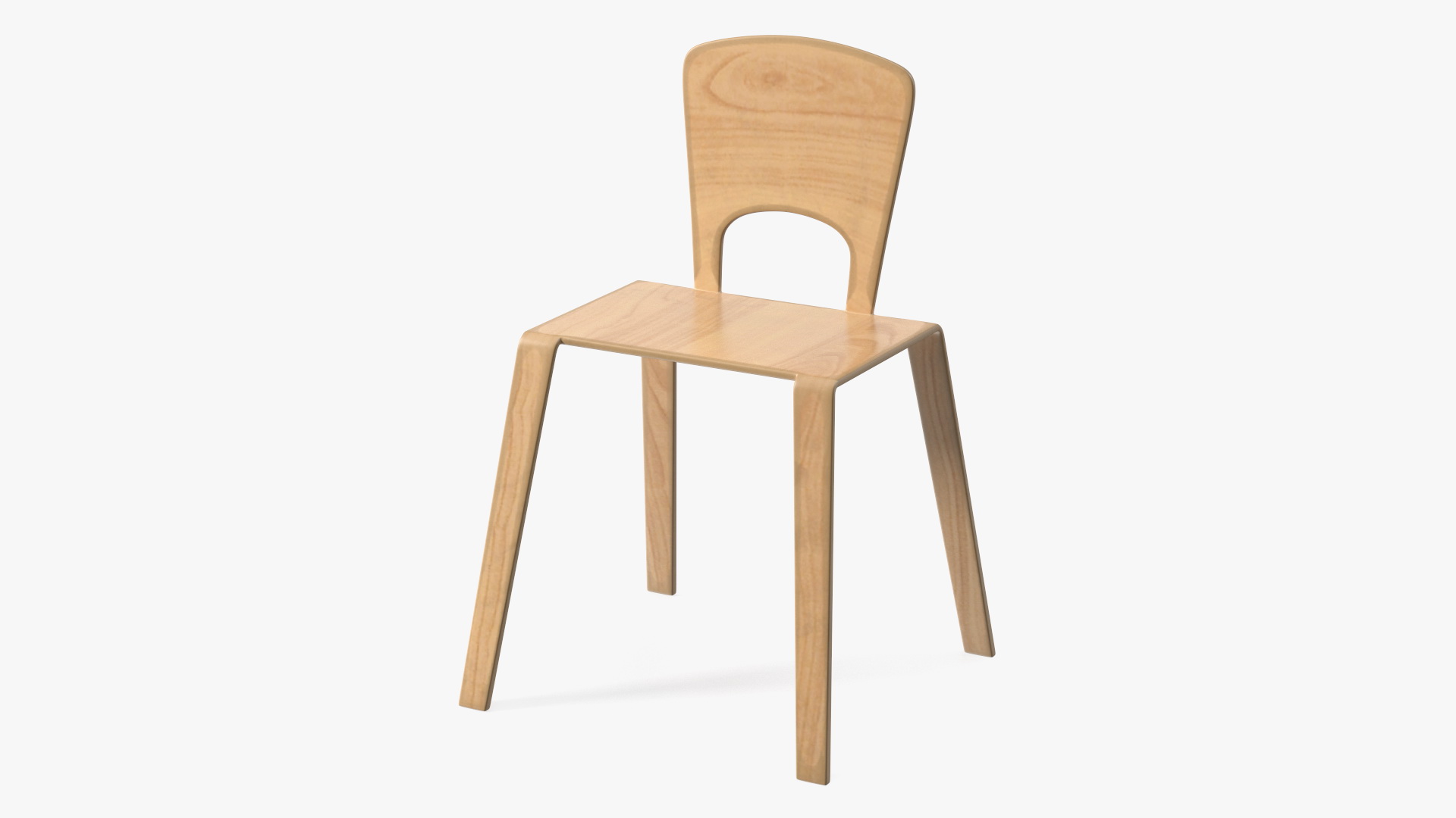 Round Library Table 3D model