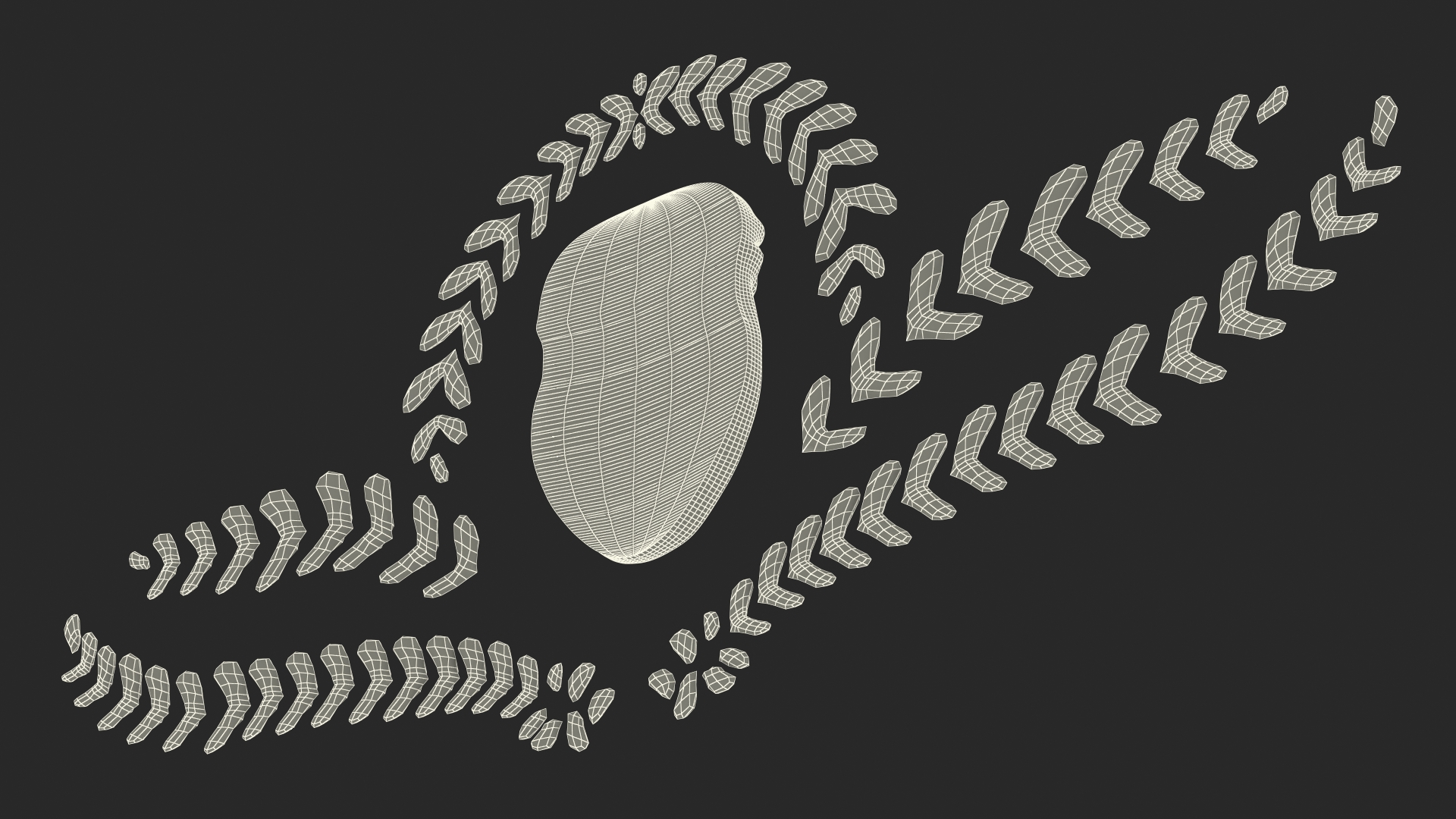 Theatrical Laurel Mask 3D