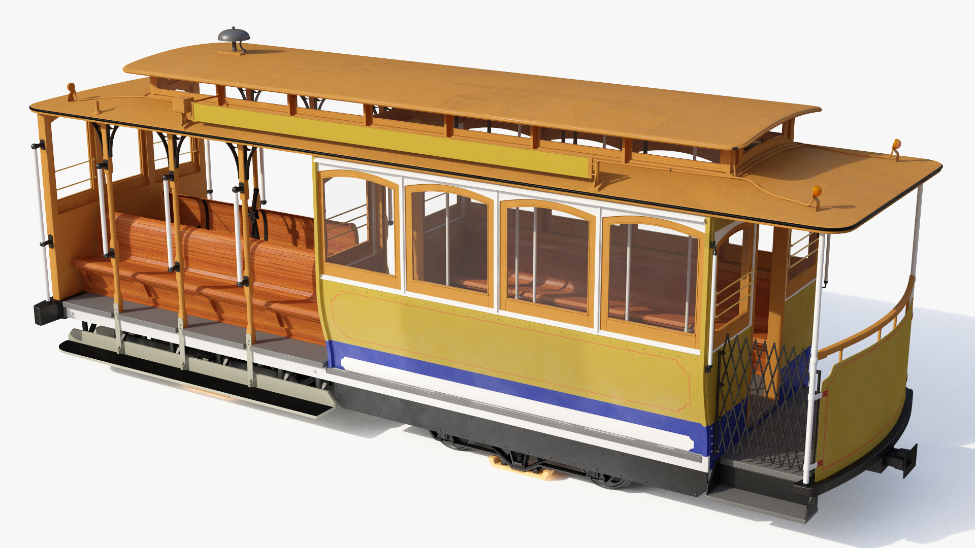 Vintage Cable Car 3D