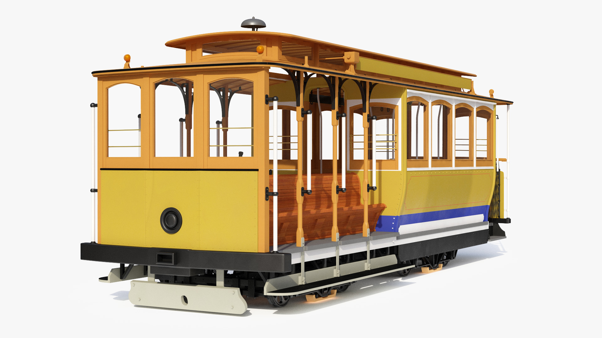 Vintage Cable Car 3D