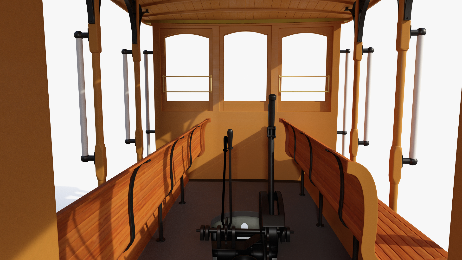 Vintage Cable Car 3D