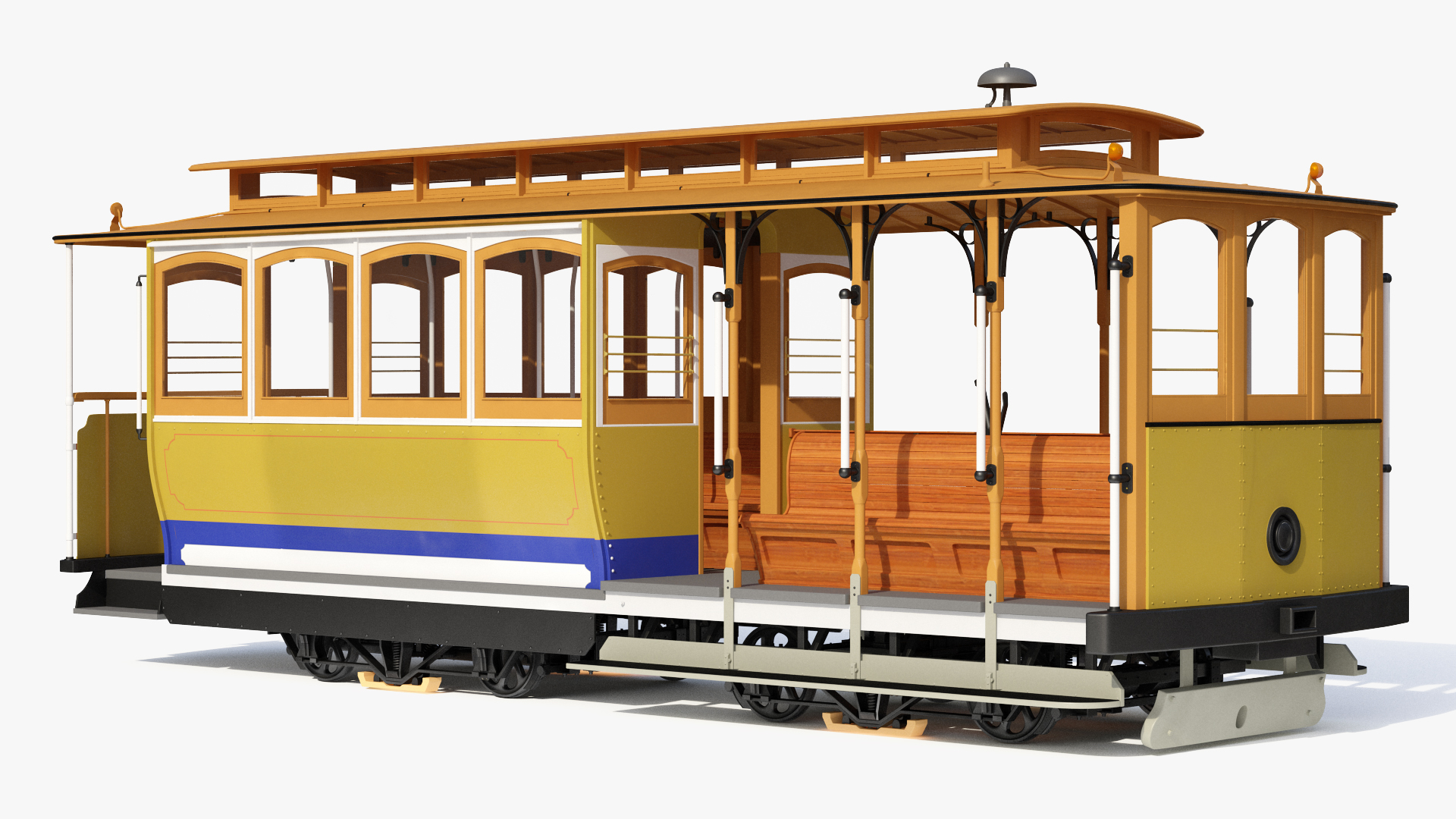 Vintage Cable Car 3D
