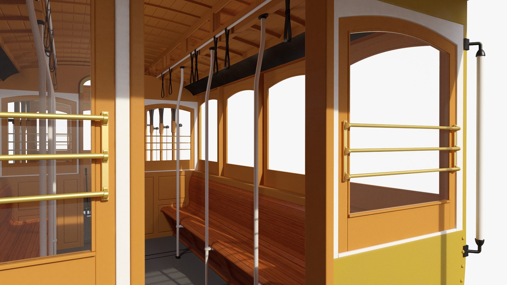 Vintage Cable Car 3D
