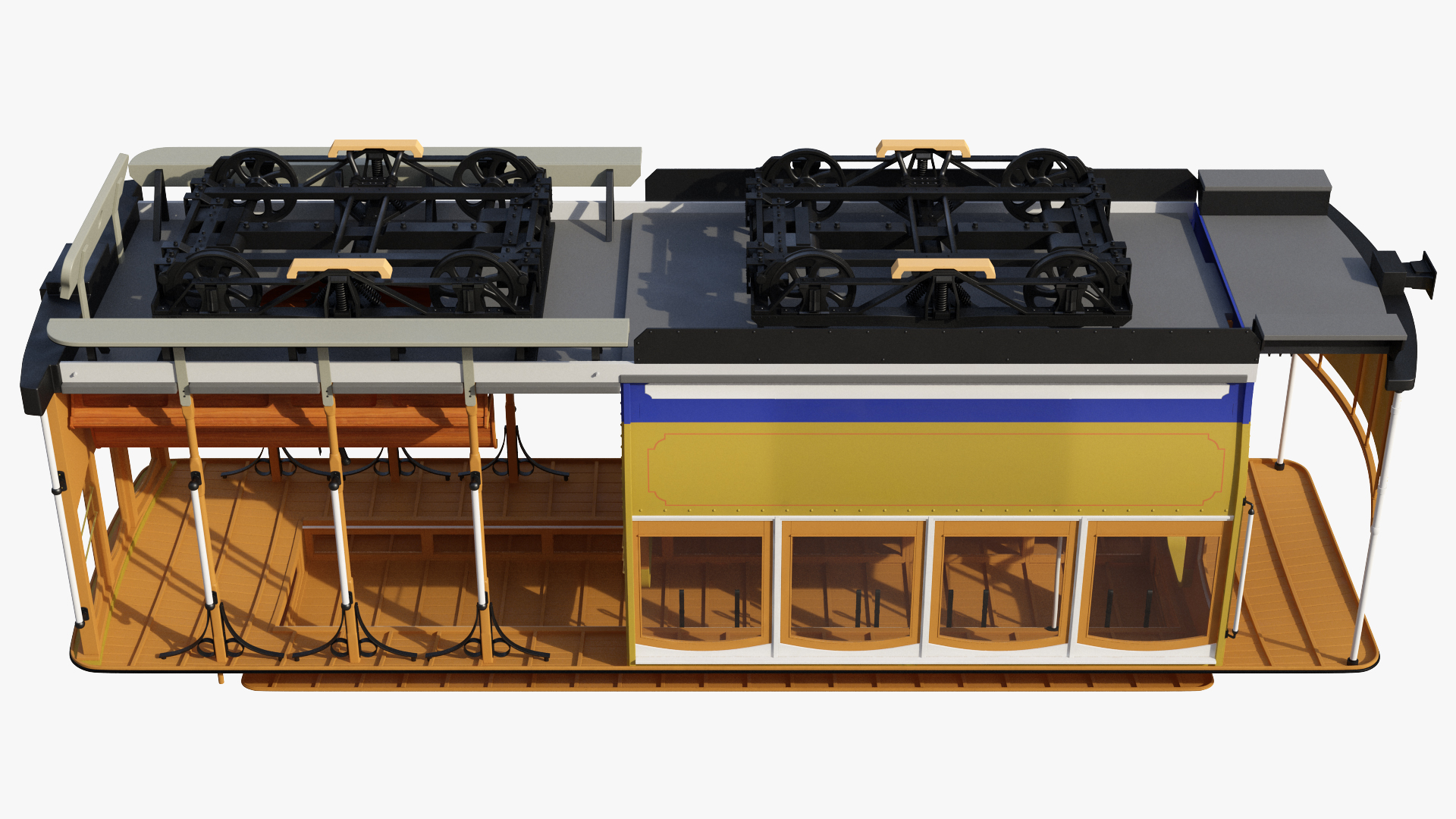 Vintage Cable Car 3D