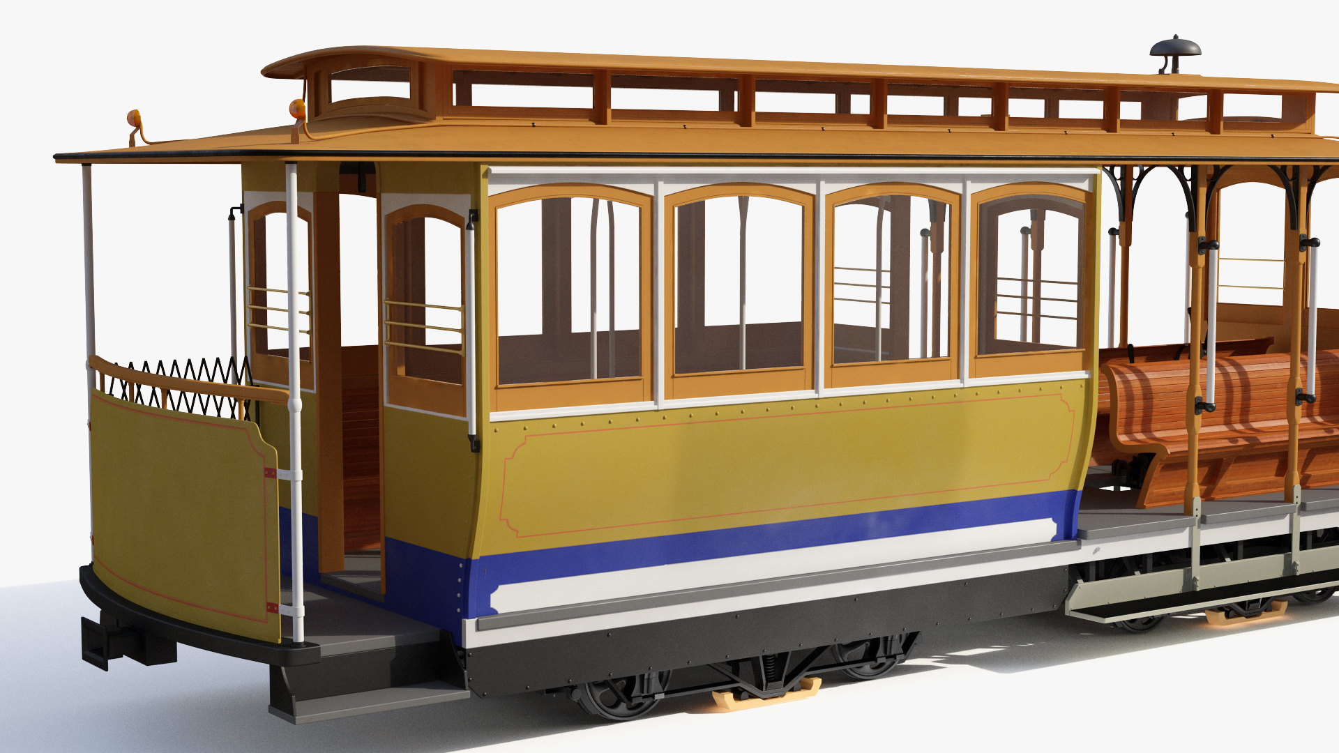 Vintage Cable Car 3D
