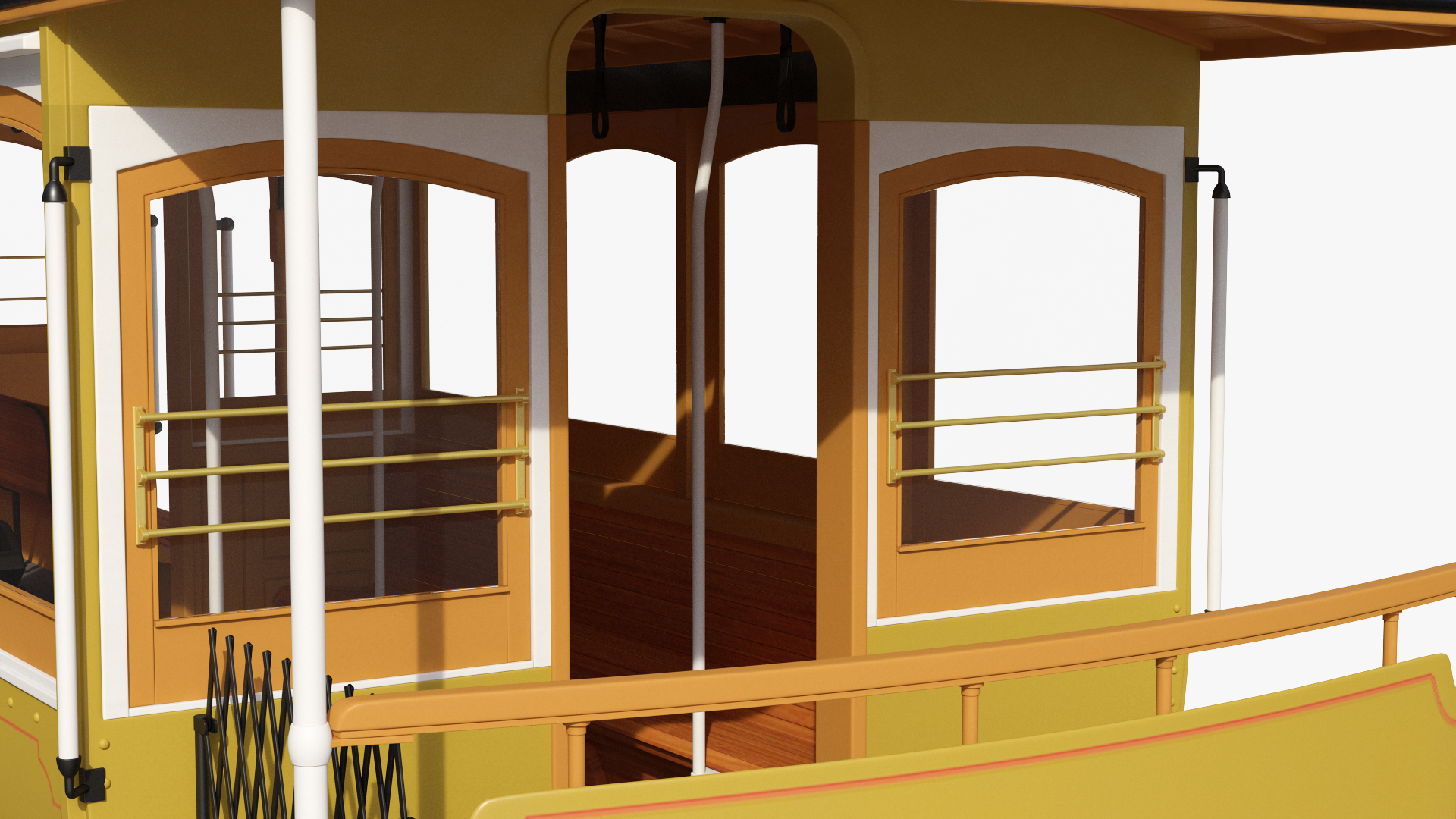 Vintage Cable Car 3D